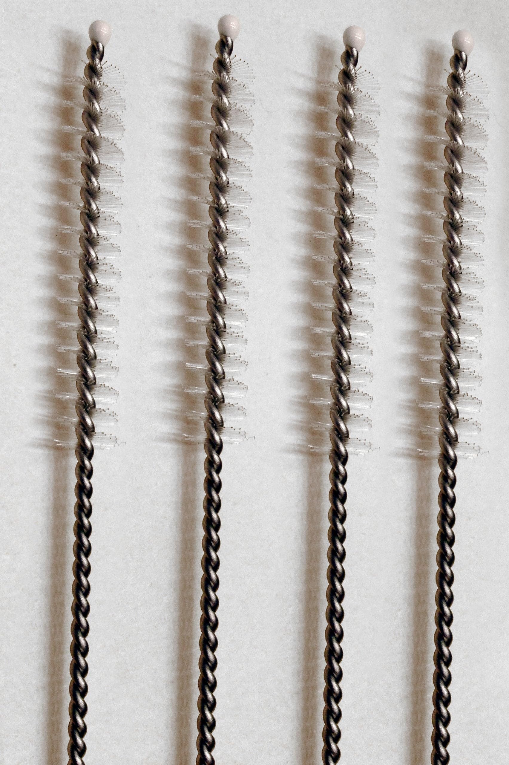 Drink Straw Cleaning Brush - Set Of 4 Stainless Steel Brushes For Drinking Straws, Tumblers, Sippy Cups And More!