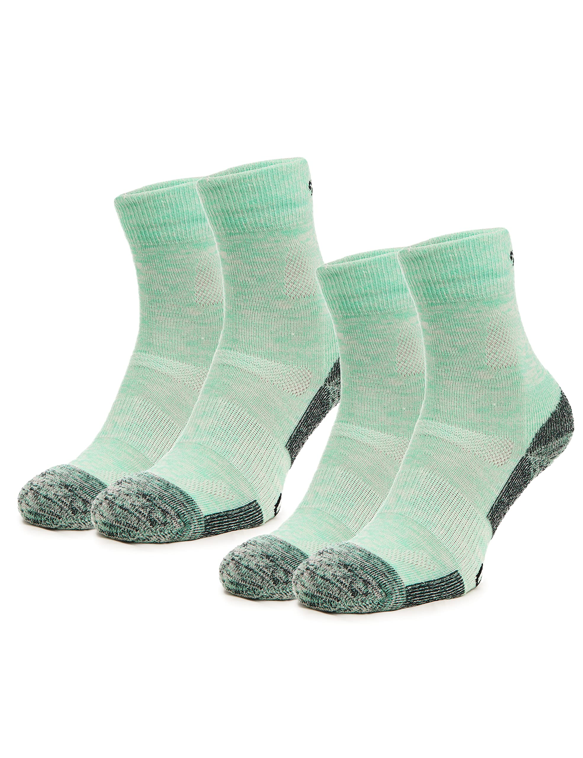 Merinotech Merino Wool Socks For Women And Men - 85 Merino Wool Hiking Socks Crew Style (Mint Icecream Pack Of 2, 4-8)