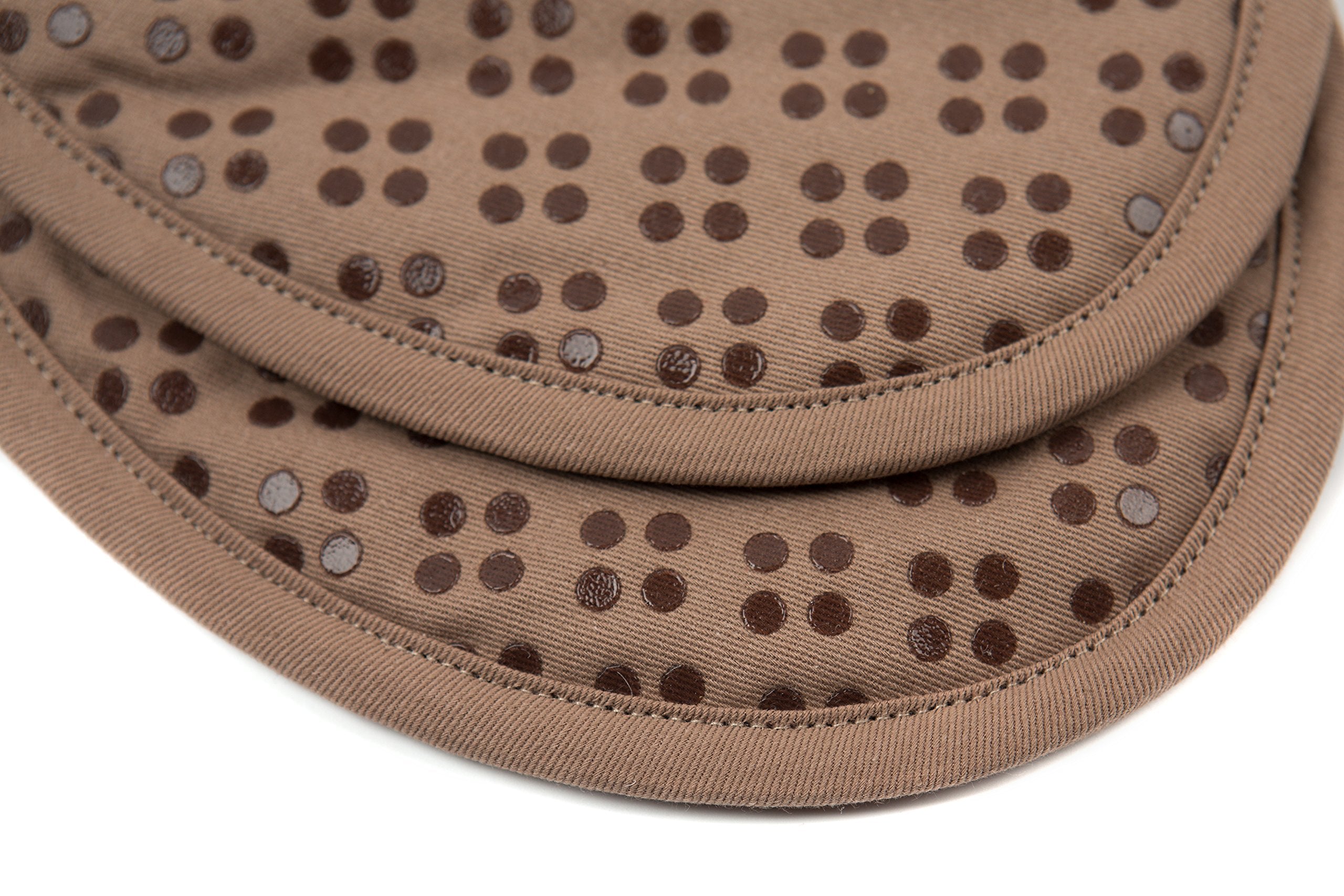 Oven Mitt And Pot Holders Silicone Set Of 3, Non-Slip Kitchen Hot Pads And Oven Mitts Set, Oeko-Tex 100% Cotton Shell, Brown