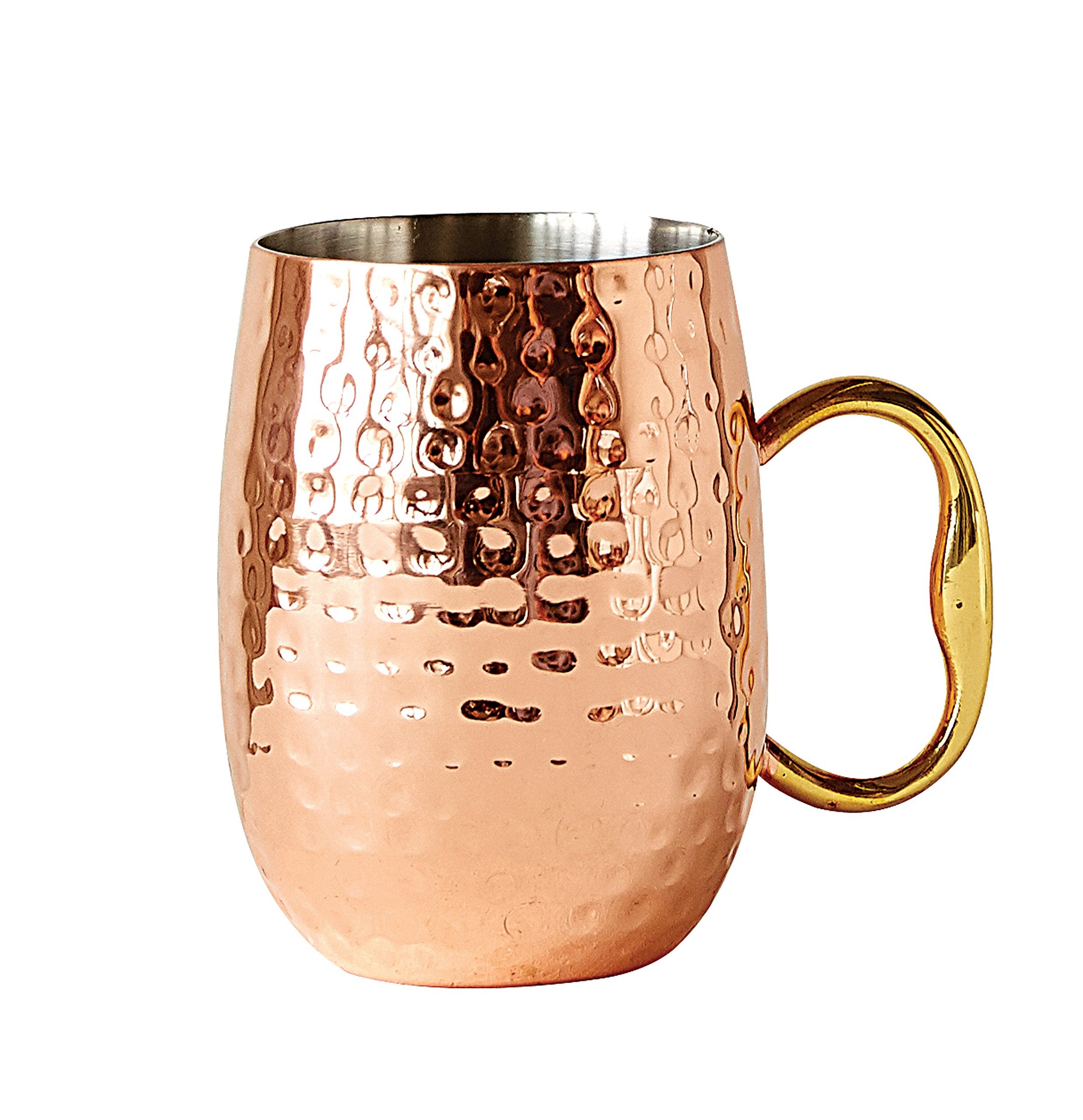 Creative Co-Op Stainless Steel Moscow Mule Mug With Handle