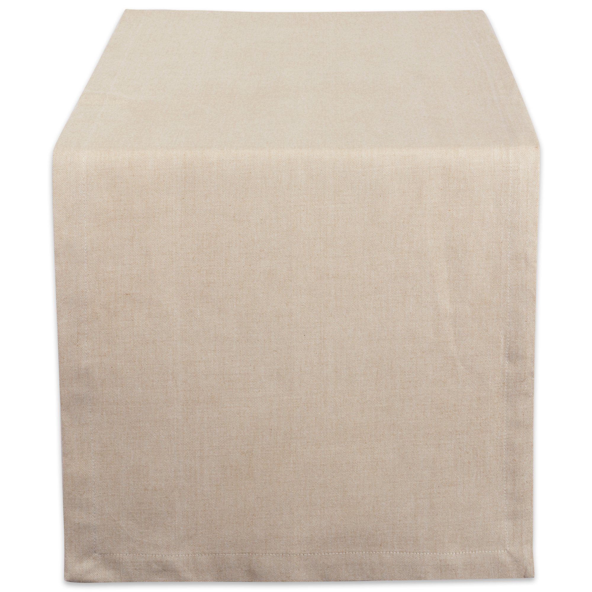 DII Chambray Kitchen, Tabletop Collection, Natural, 14x72 Table Runner