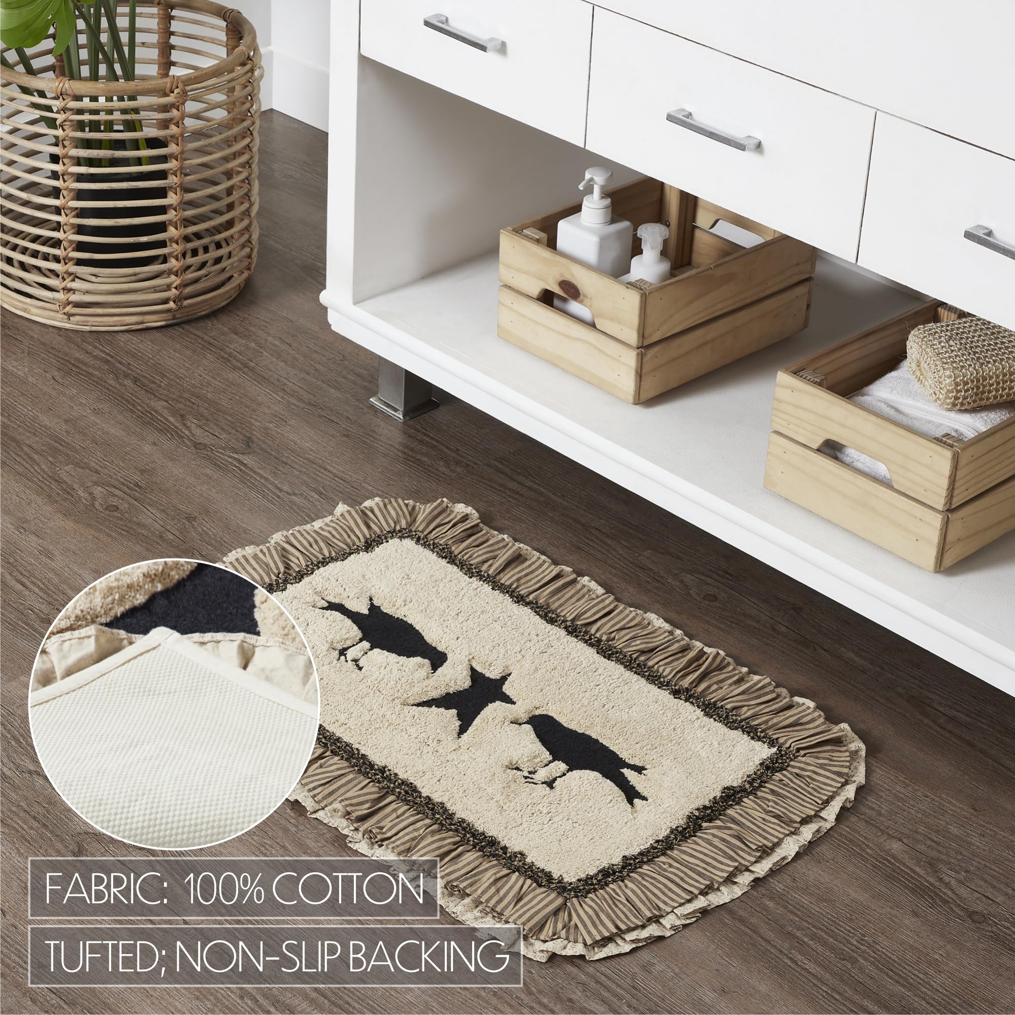 Vhc Brands Kettle Grove Bath Mat 20X30