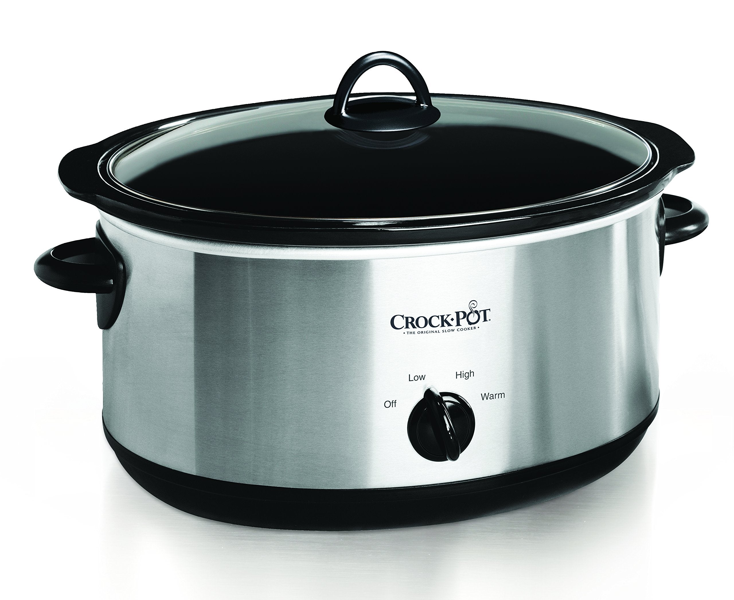 Crockpot Manual 8-Quart Slow Cooker, Stainless Steel