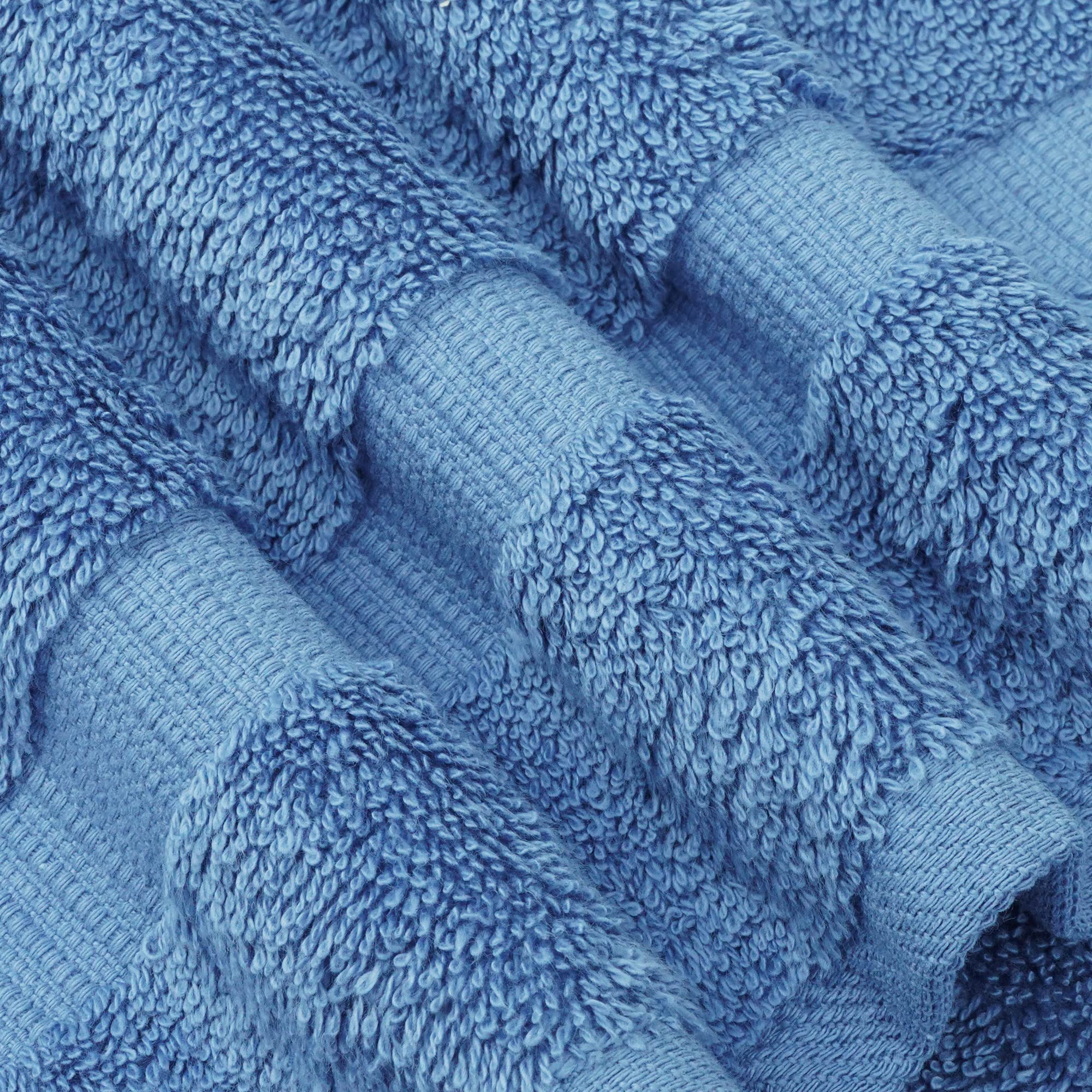 Chakir Turkish Linens | Hotel & Spa Quality 100% Cotton Premium Turkish Towels | Soft & Absorbent (4-Piece Bath Towels  Wedgewood)