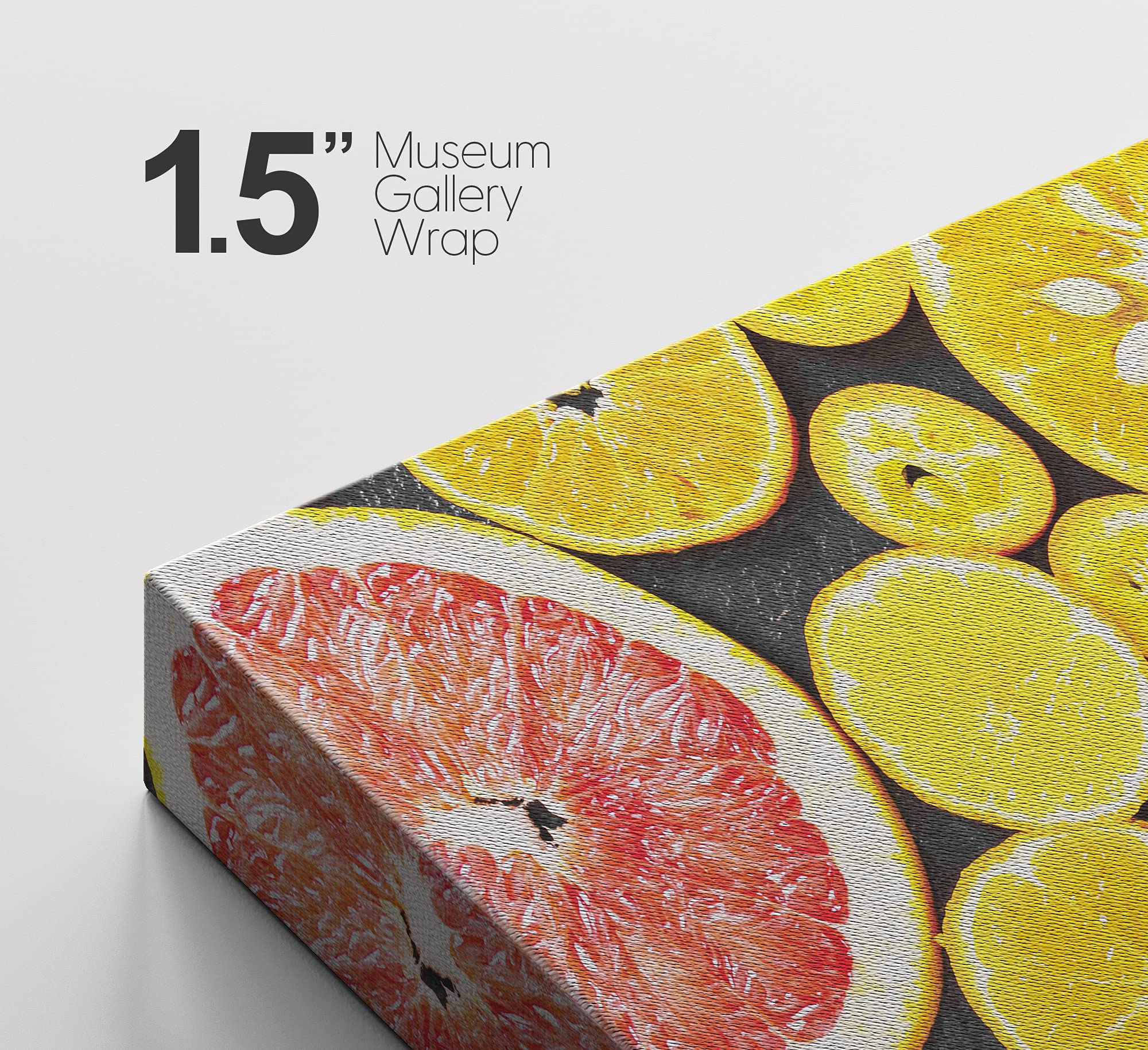 Signford Canvas Print Wall Art Orange, Lime, And Grapefruit Array Fruit Family Photography Modern Art Decorative Elements Closeu