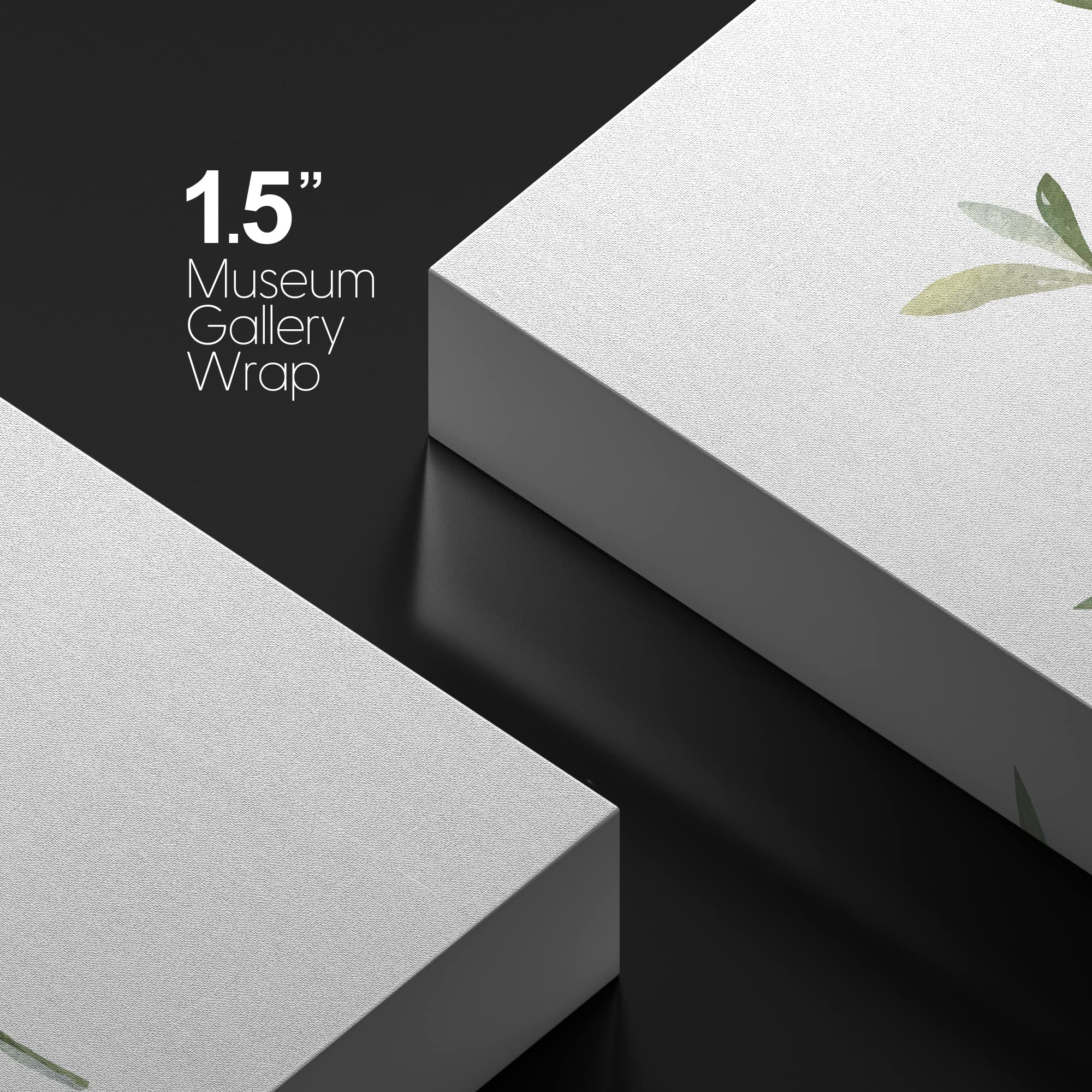 Wall26 Canvas Print Wall Art Olives On Green Watercolor Branch Floral Botanical Illustrations Modern Rustic Zen Relax/Calm Multi