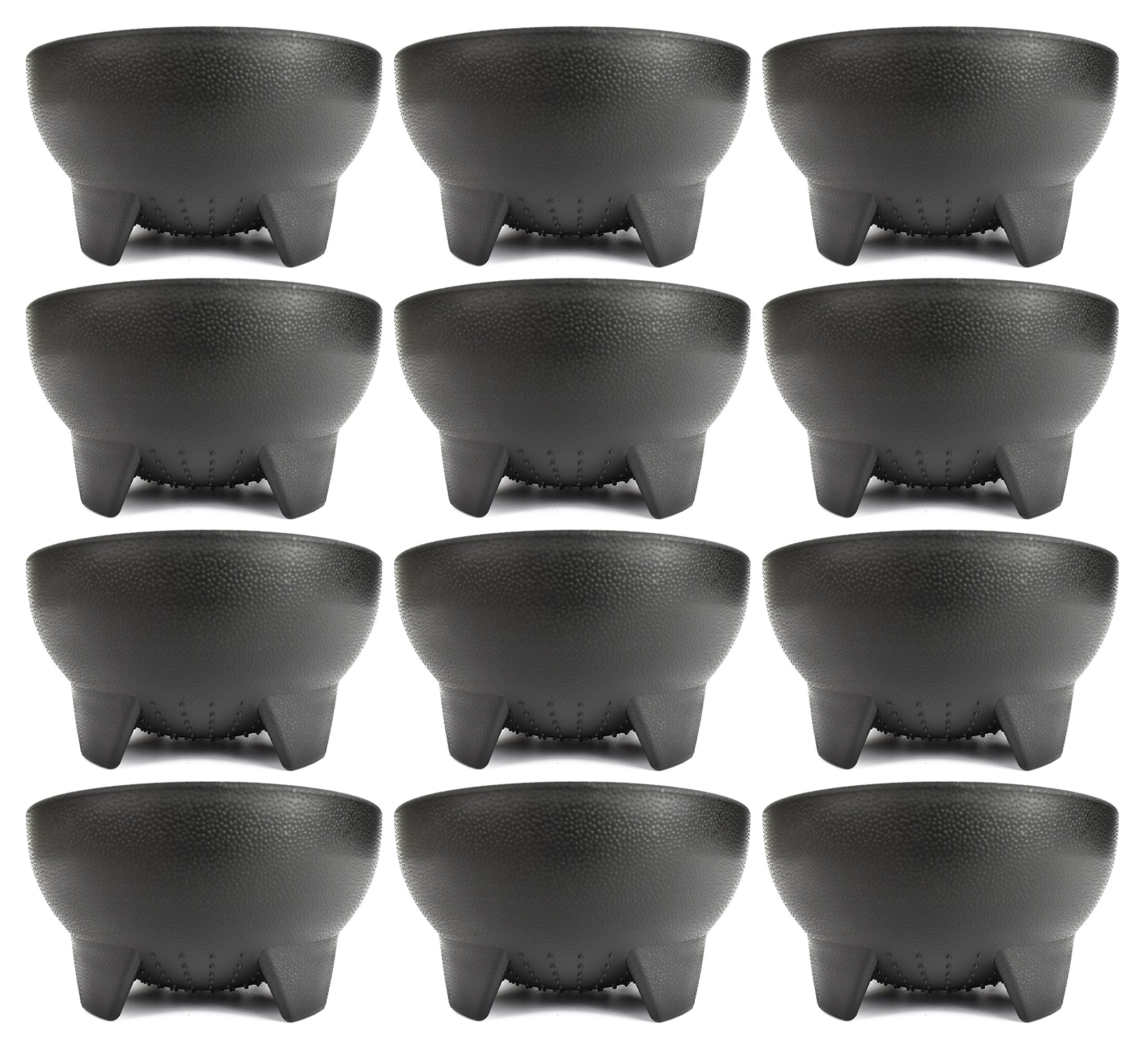 Set Of 12 Black Black Duck Brand 4.5'' Diameter, 12 Oz Salsa Bowls!