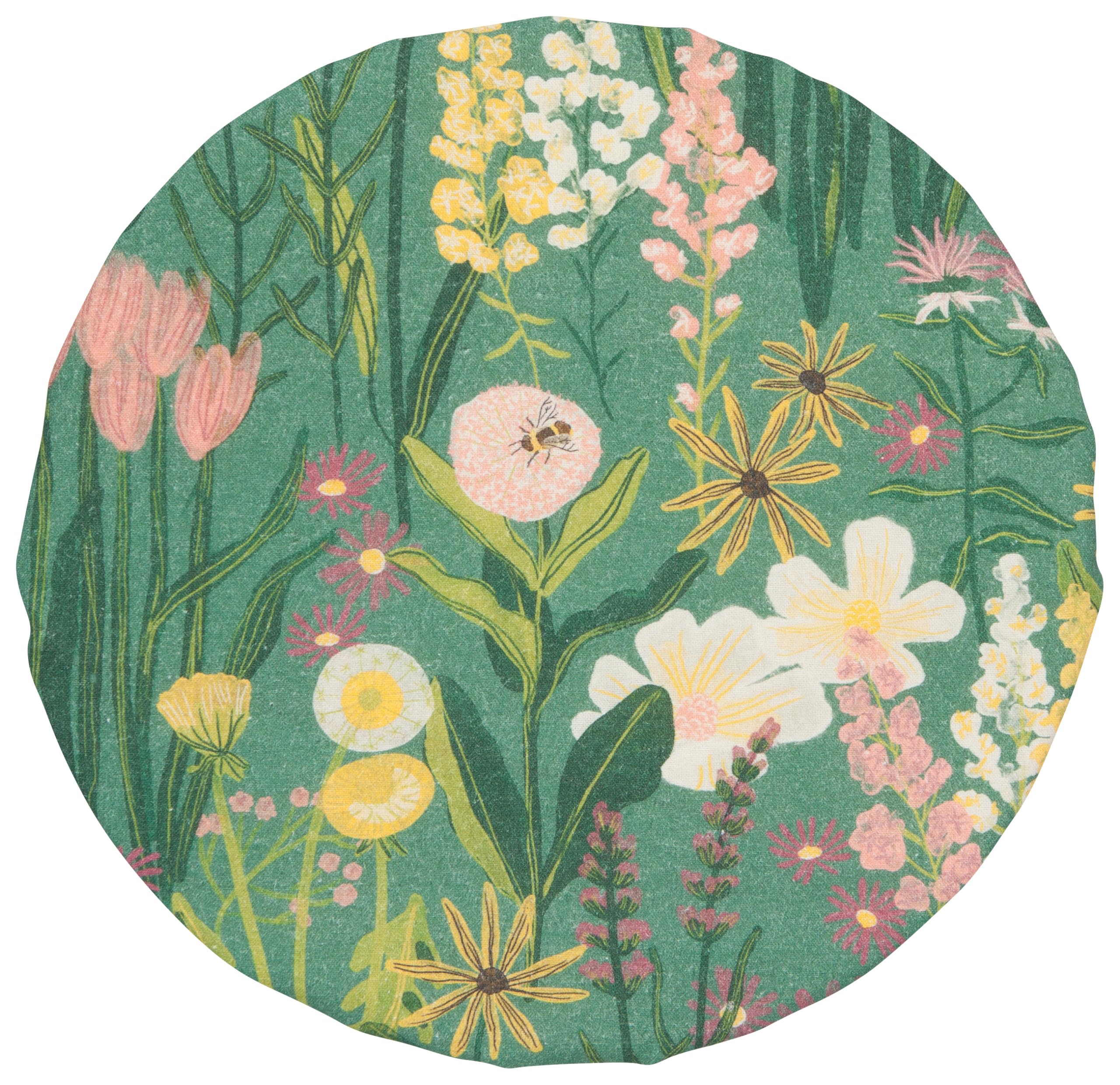Now Designs Save Set Bowl Covers, Dia7.5In / Dia9.25In, Bees & Blooms
