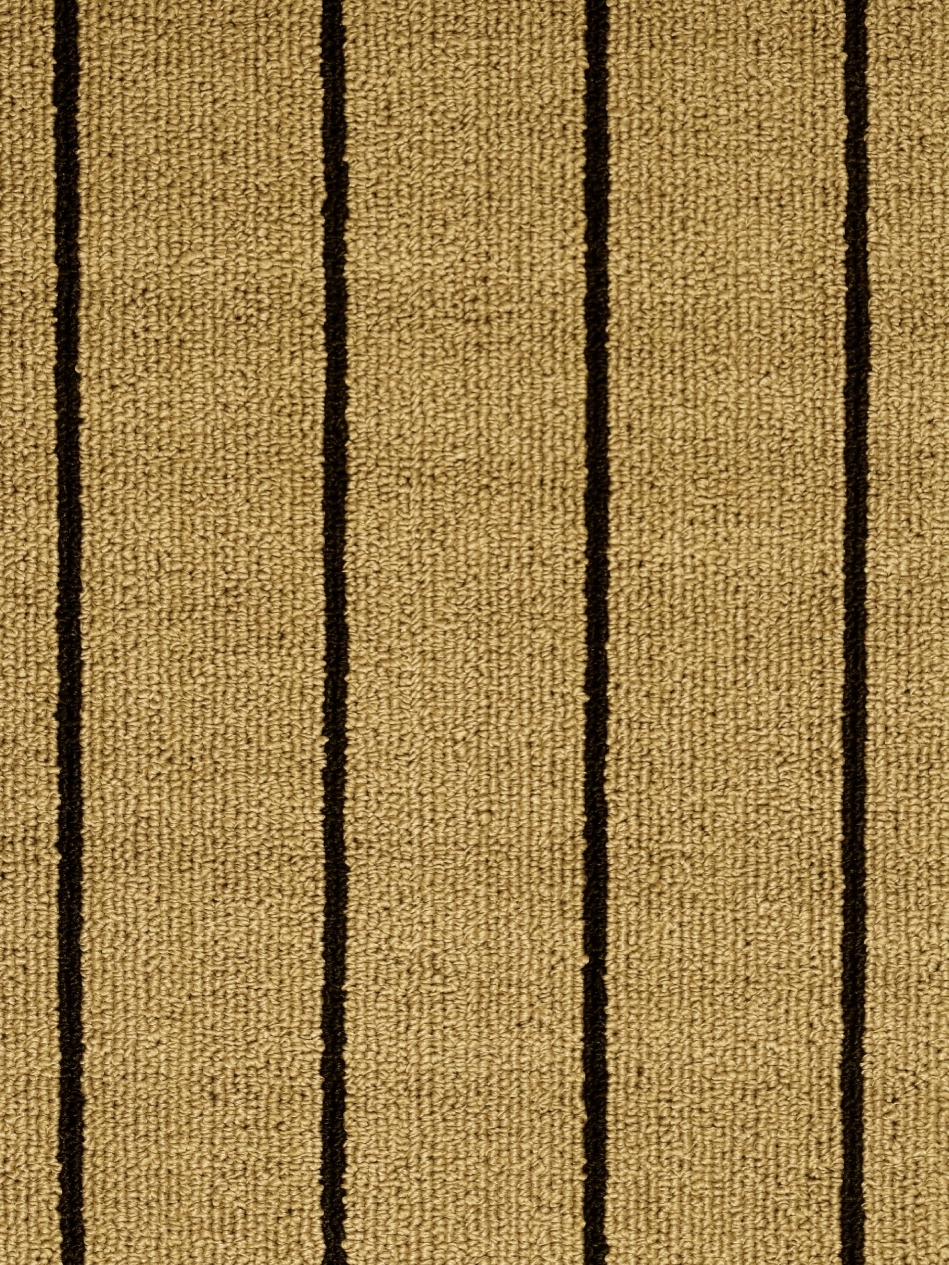 Saral Home Easy Living Polypropylene Striped Anti Skid Runner (Gold, 45X120 CM)