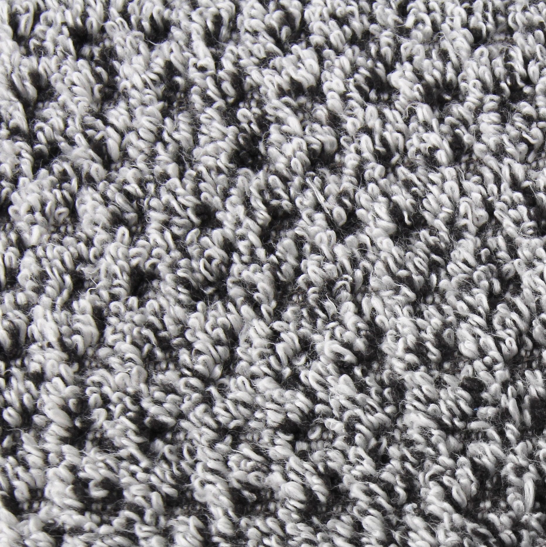 Everplush Diamond Jacquard Quick Dry Hand Towel Set  4 x (16 x 30 in)  Grey  4 Count