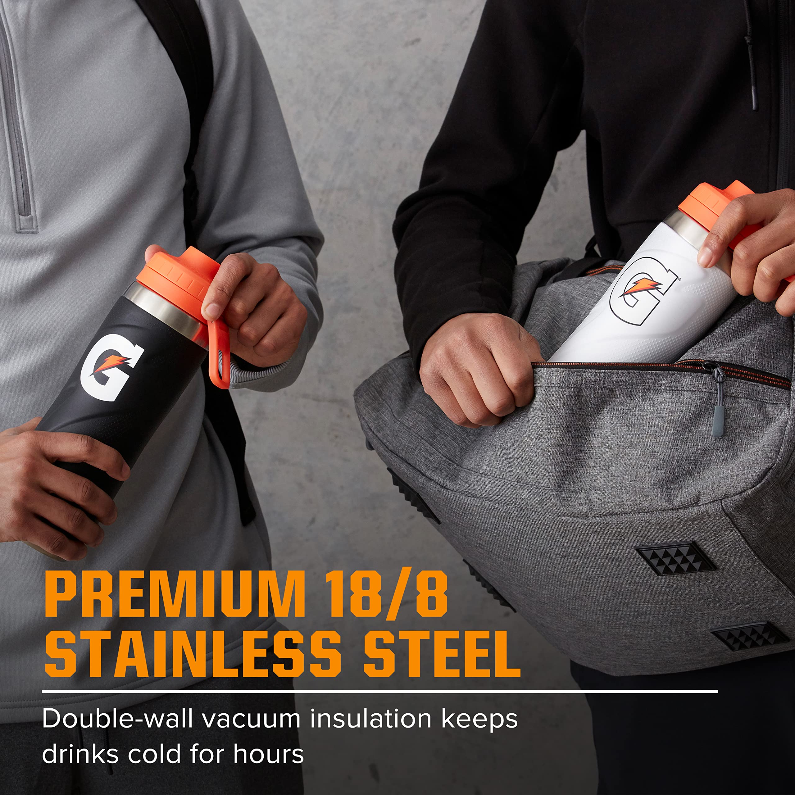 Gatorade Stainless Steel Sport Bottle  26oz  Double-Wall Insulation
