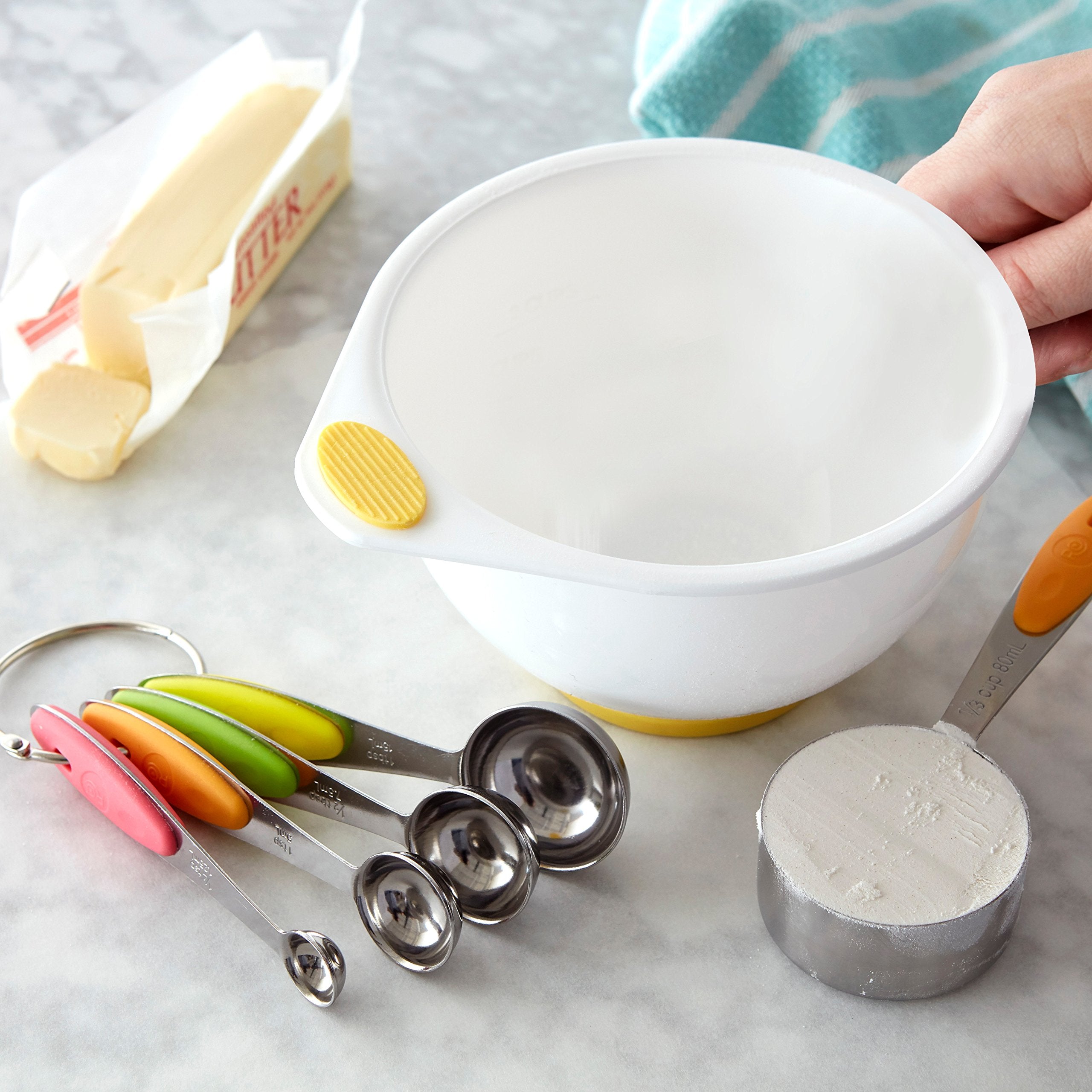 Rosanna Pansino By Wilton Measuring Spoons, 5-Piece Metal Measuring Spoons Set