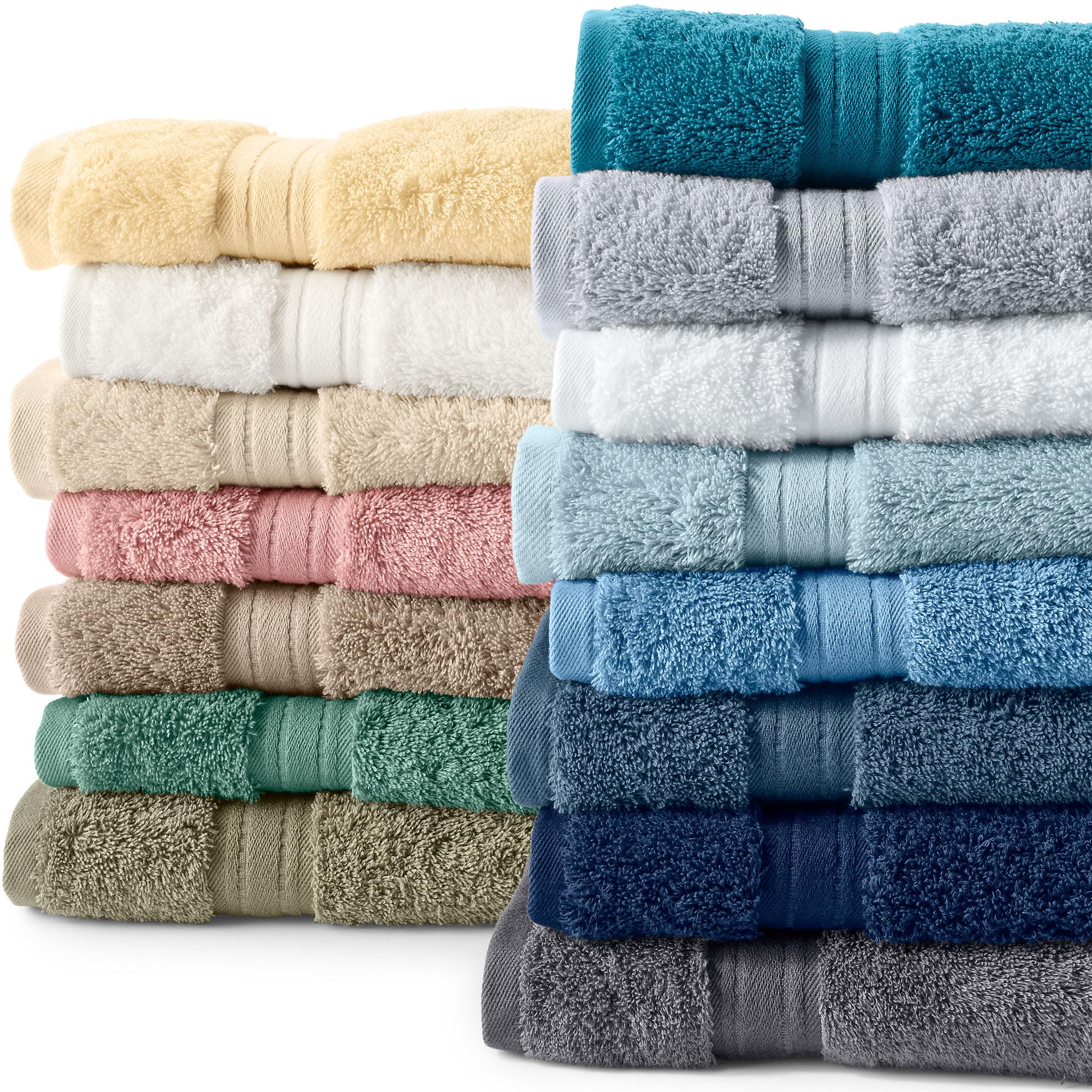 Lands' End Supima Towel Rich Steel 30   X 56''