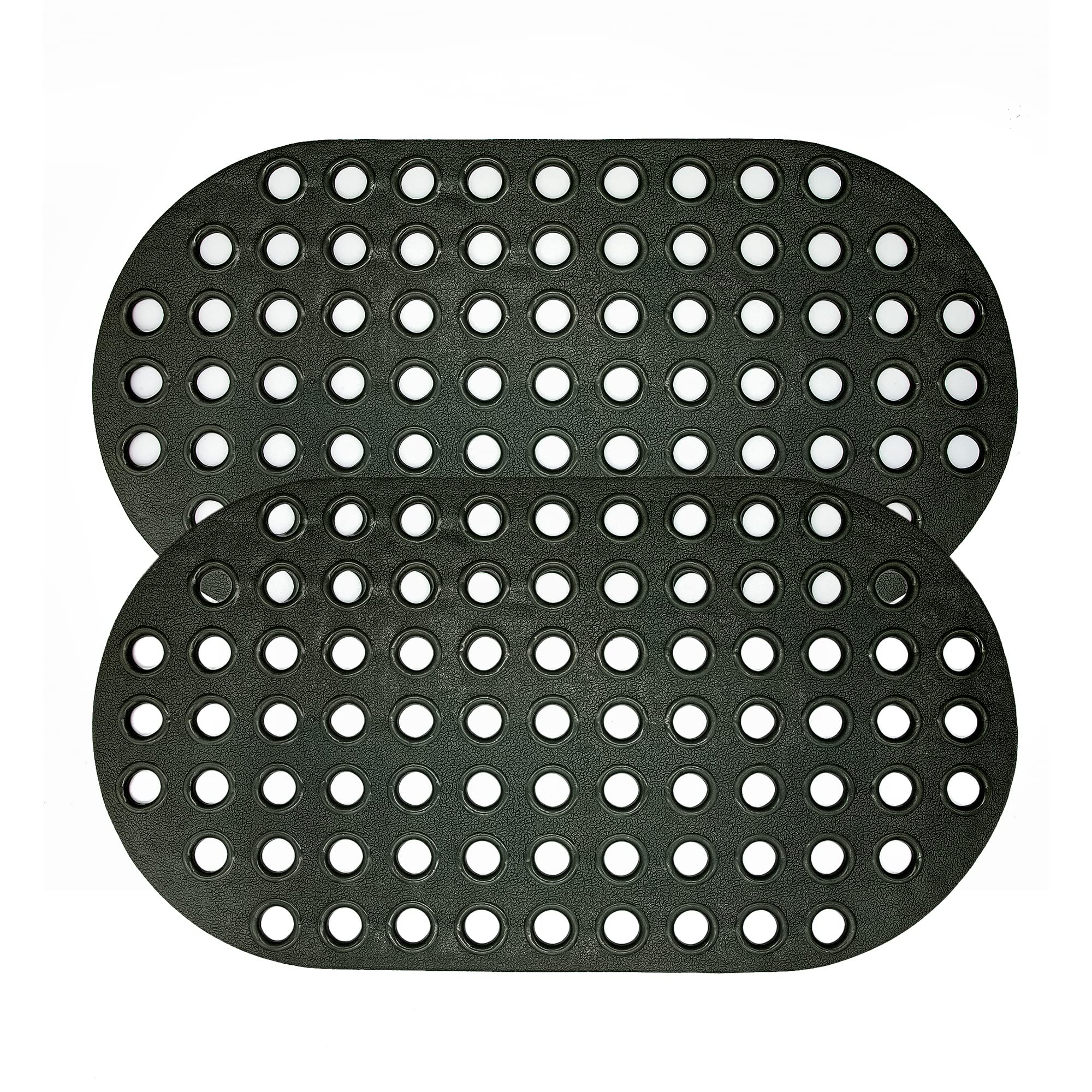 ALL PRIDE Shower Mat Non Slip Black Bathtub Mat Non Slip 29 x 15 Inch Oval Bath Mat for Tub Bathroom Elderly Kids