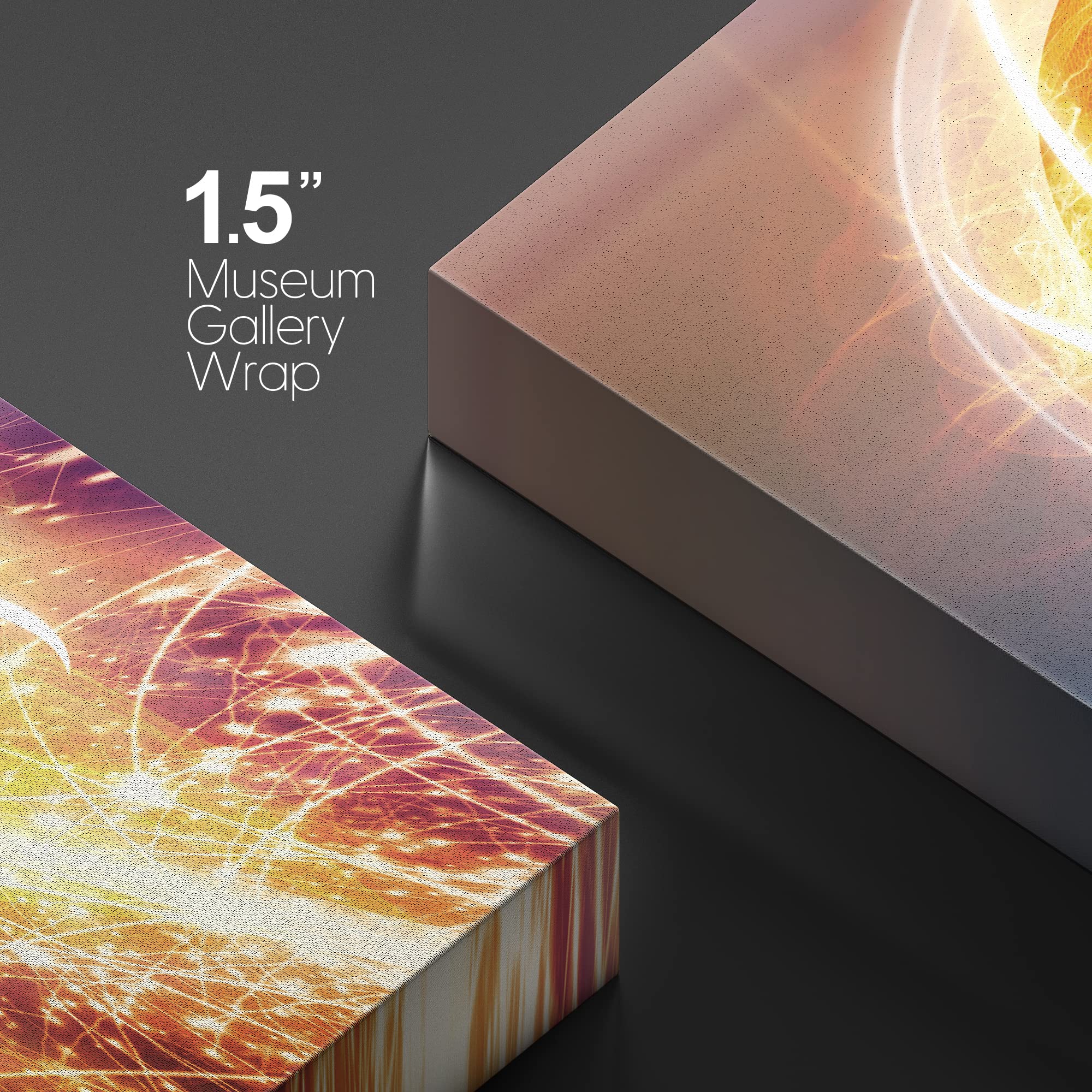 Wall26 Canvas Wall Art Print Set Fiery Sparks Fly From Basketball Sports Athletes Digital Art Modern Art Modern Scenic Colorful