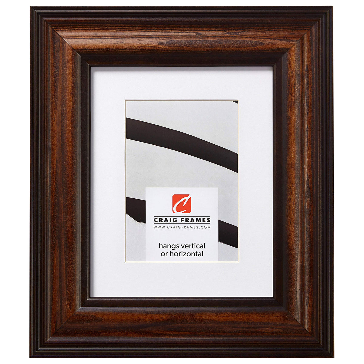 Craig Frames Potomac, 24 X 24 Inch American Walnut Brown Picture Frame ...