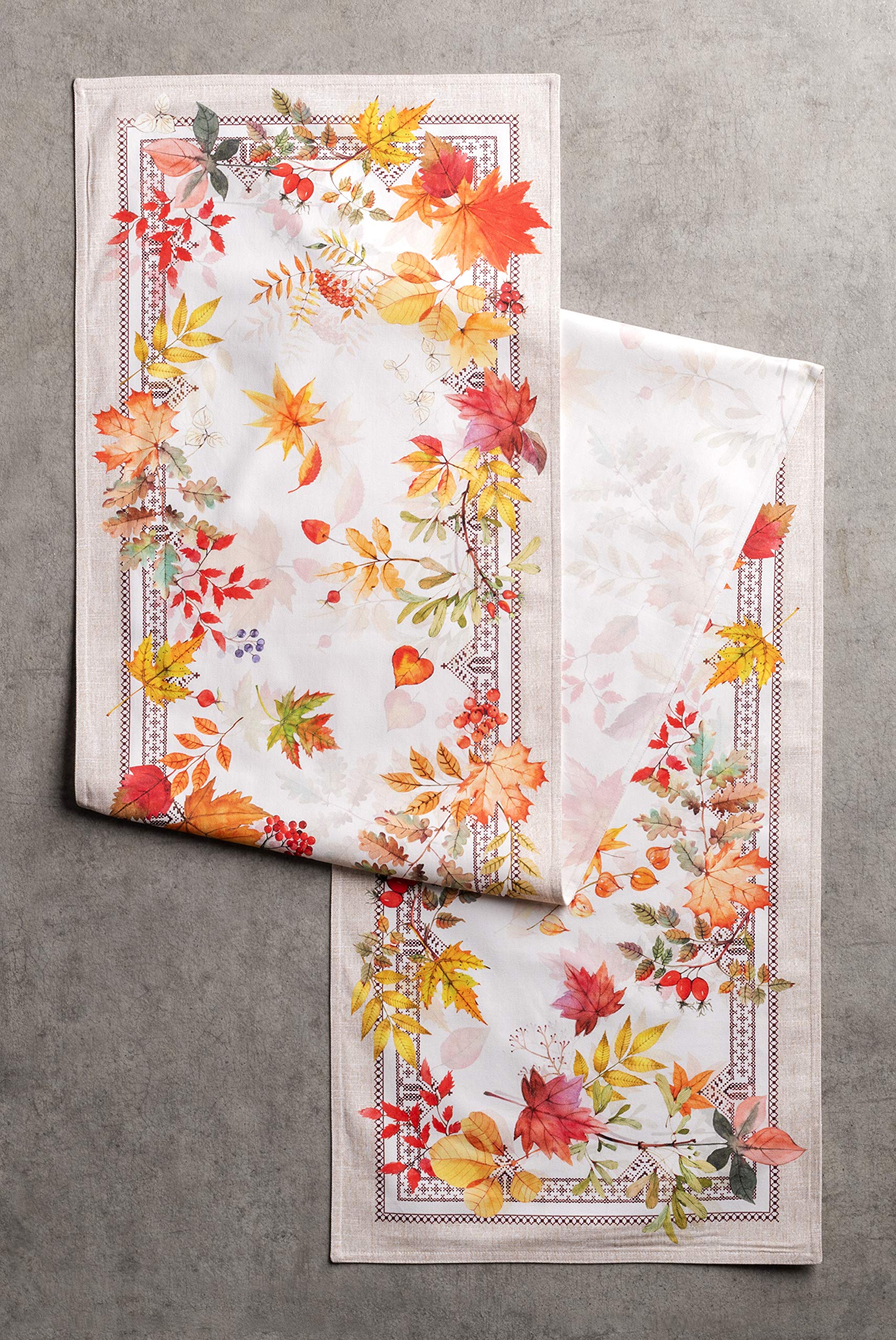 Maison D' Hermine Table Runners 100% Cotton 14.50Inch X 72Inch Tablerunner, Decorative Table Runner, Dining, Party & Camping, Am