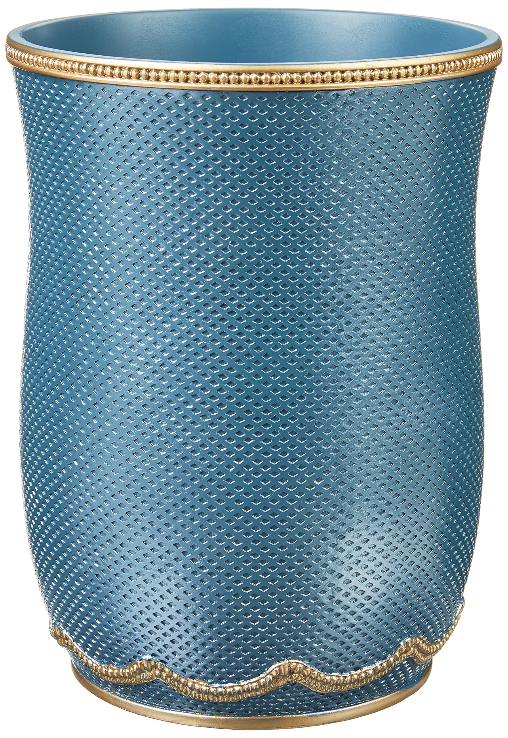 Popular Bath 942668 Capri, Waste Basket, Slate Blue