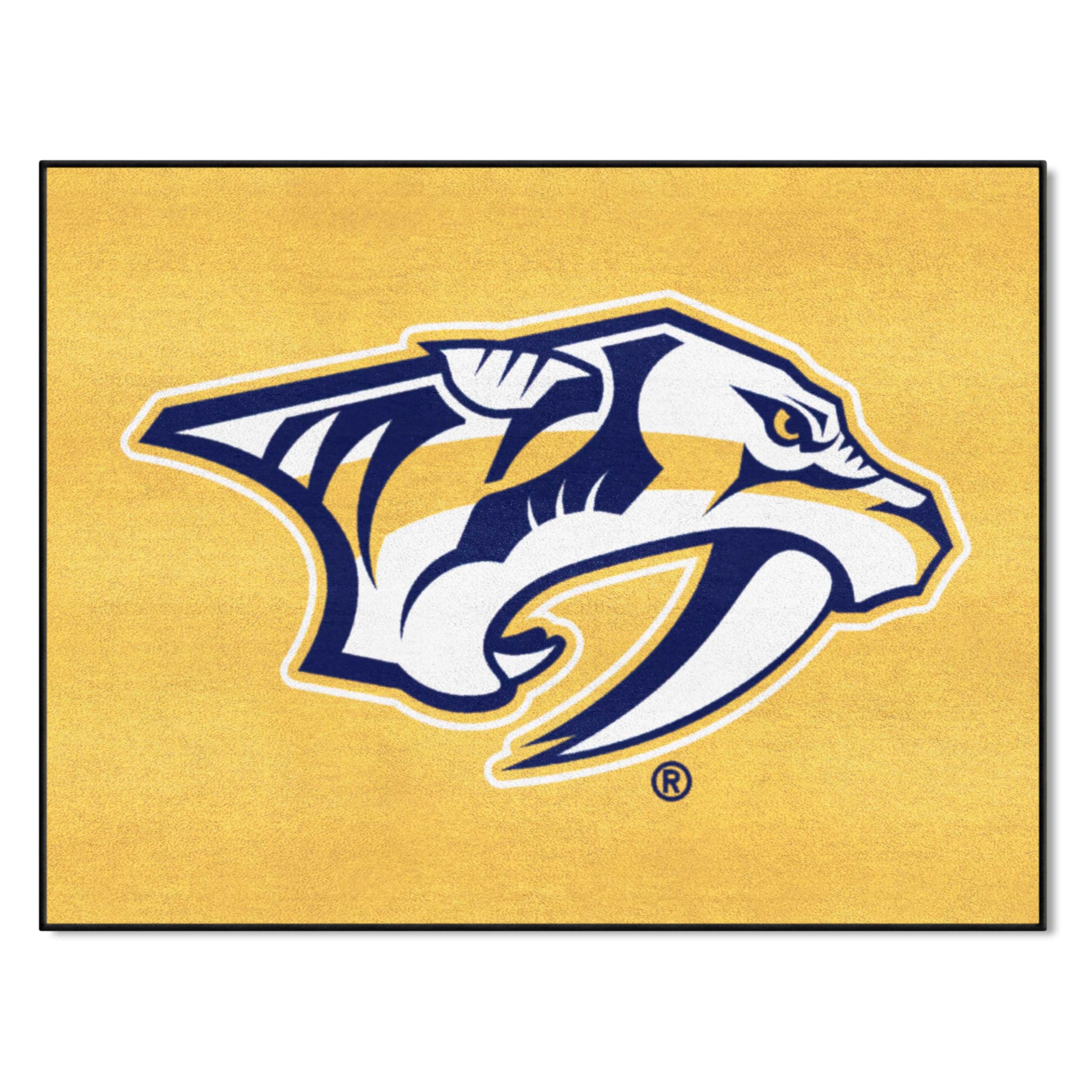 FANMATS 15571 Nashville Predators All-Star Rug - 34 in. x 42.5 in. Sports Fan Area Rug, Home Decor Rug and Tailgating Mat