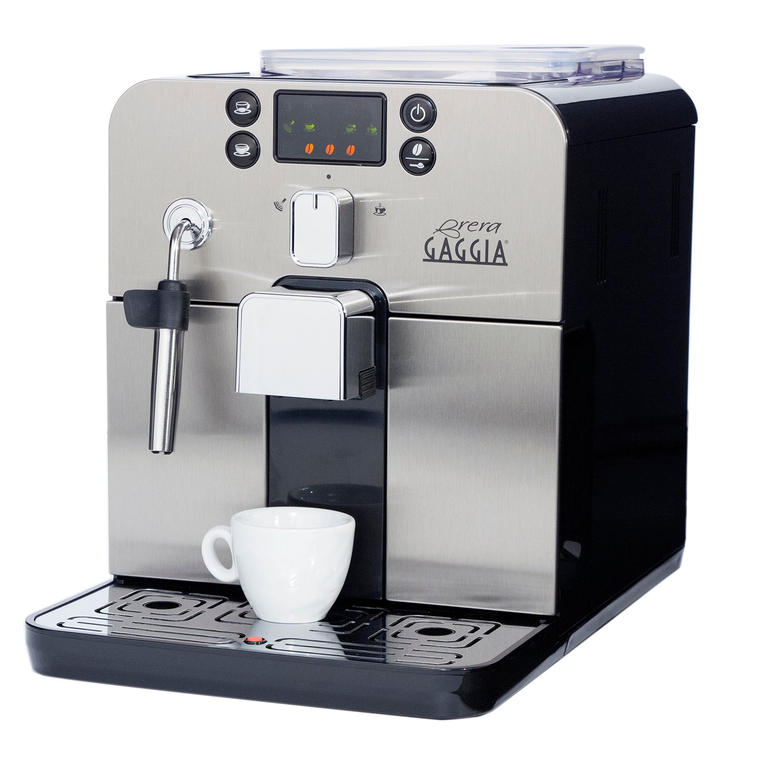 Gaggia Brera Super-Automatic Espresso Machine, Small, Black, 40 Fl Oz