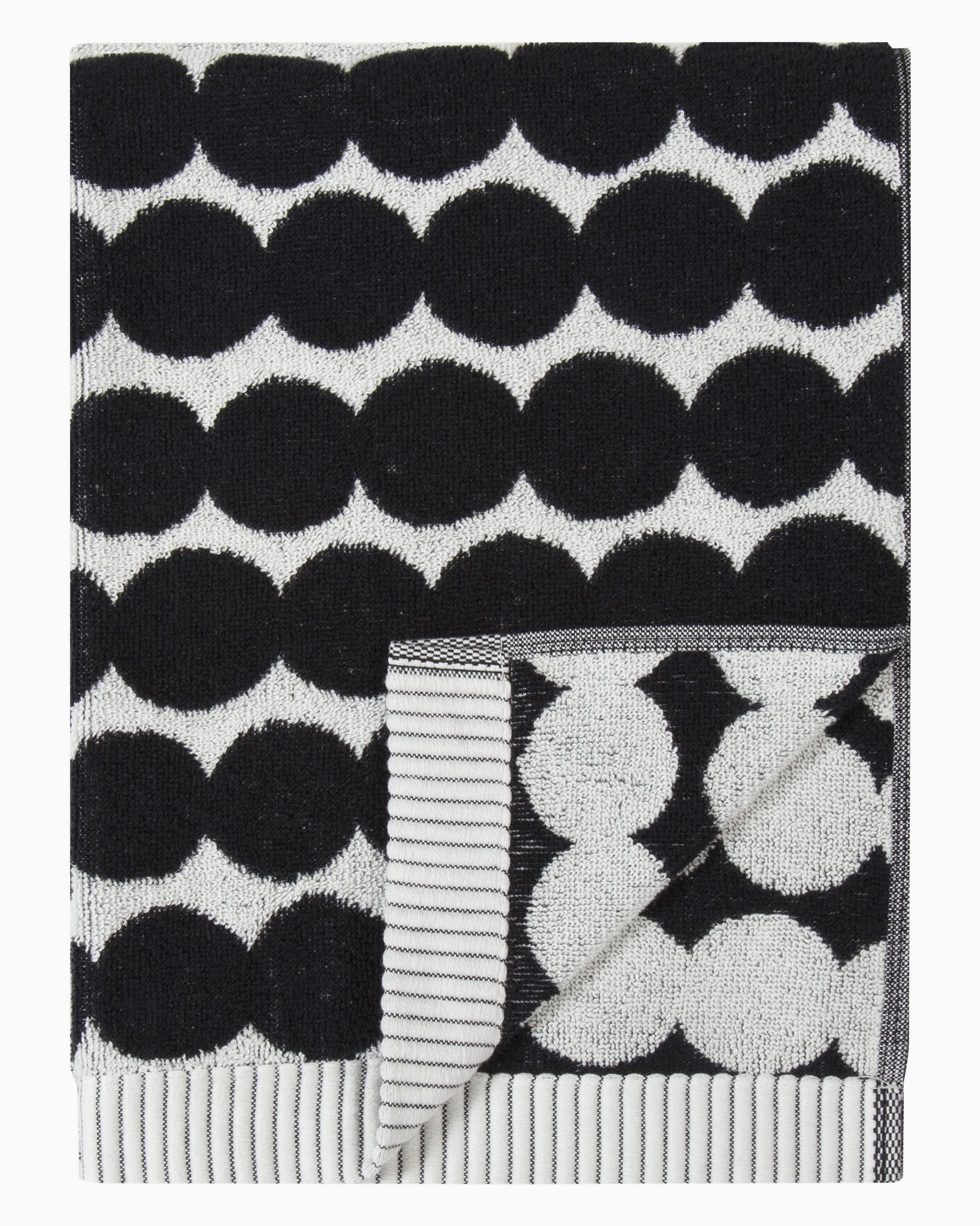 Marimekko Rsymatto Terry Cotton Hand Towel - Polka Dot Patterned Hand Towels - 28 In X 20 In