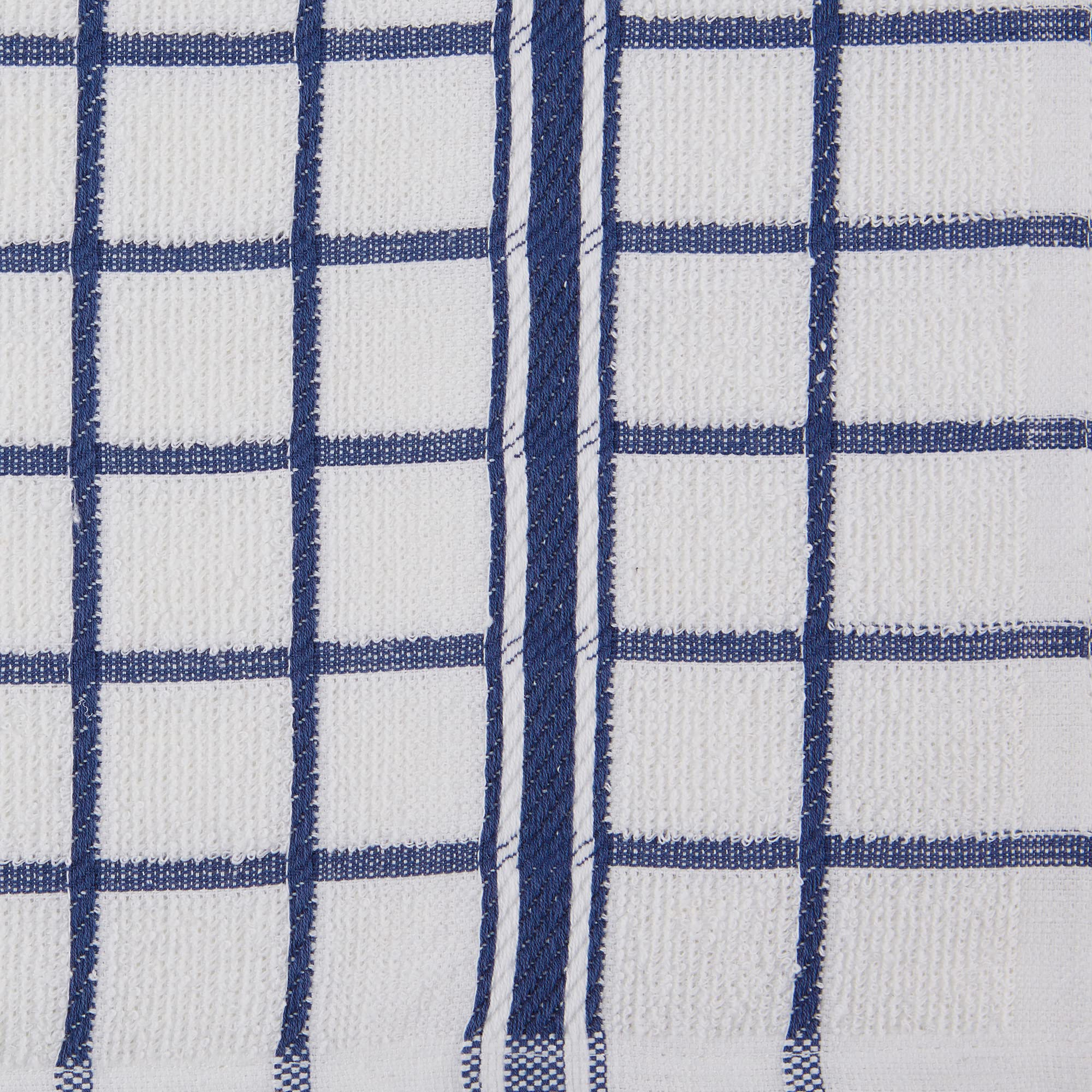 Dii Basic Terry Collection Dish Towel Set, 16X26'', Blue 4 Piece (Camz75287)