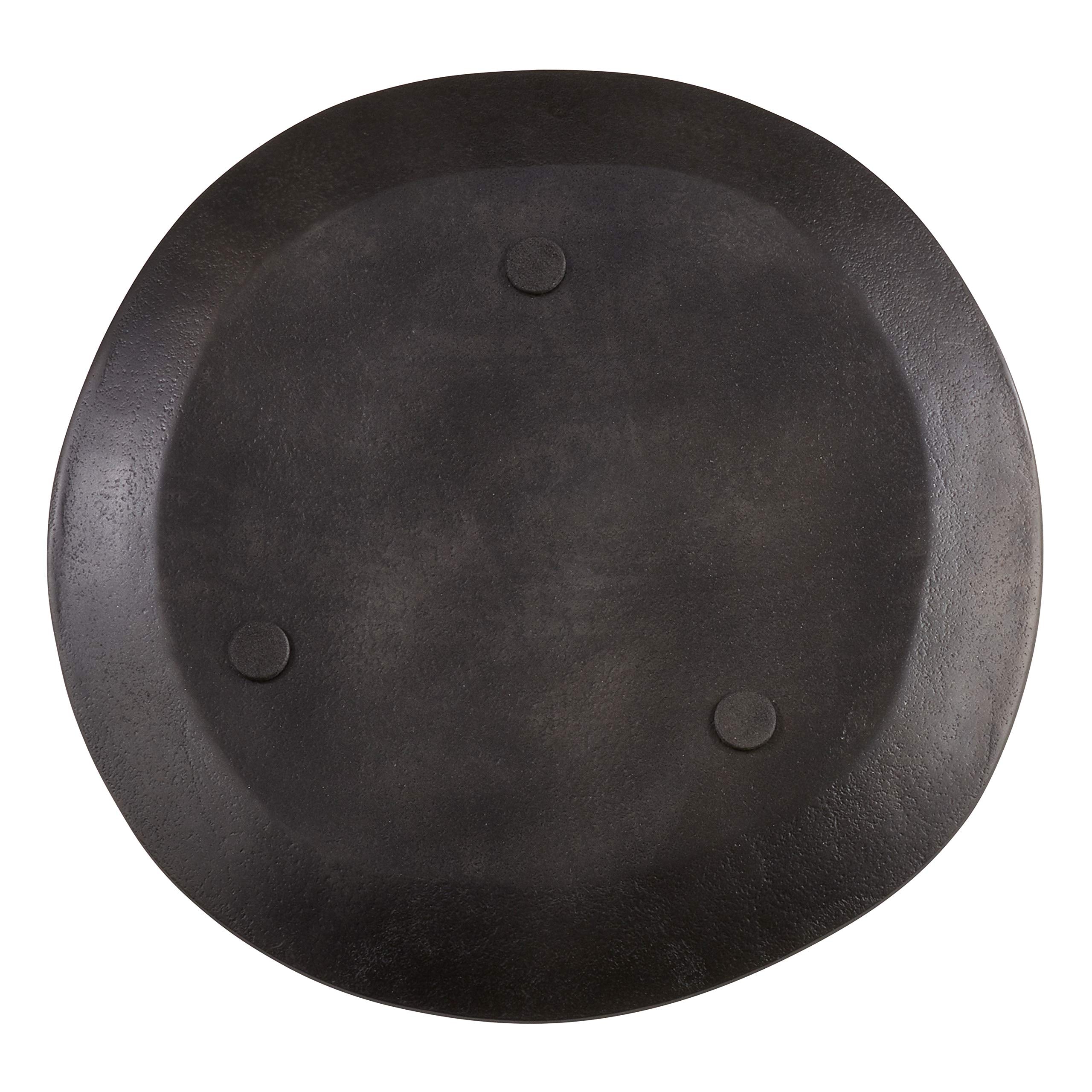 Saro Lifestyle Ch496.Gp13R Bross   Collection Brushed Aluminum Chargers (Set Of 4) 13'' Graphite