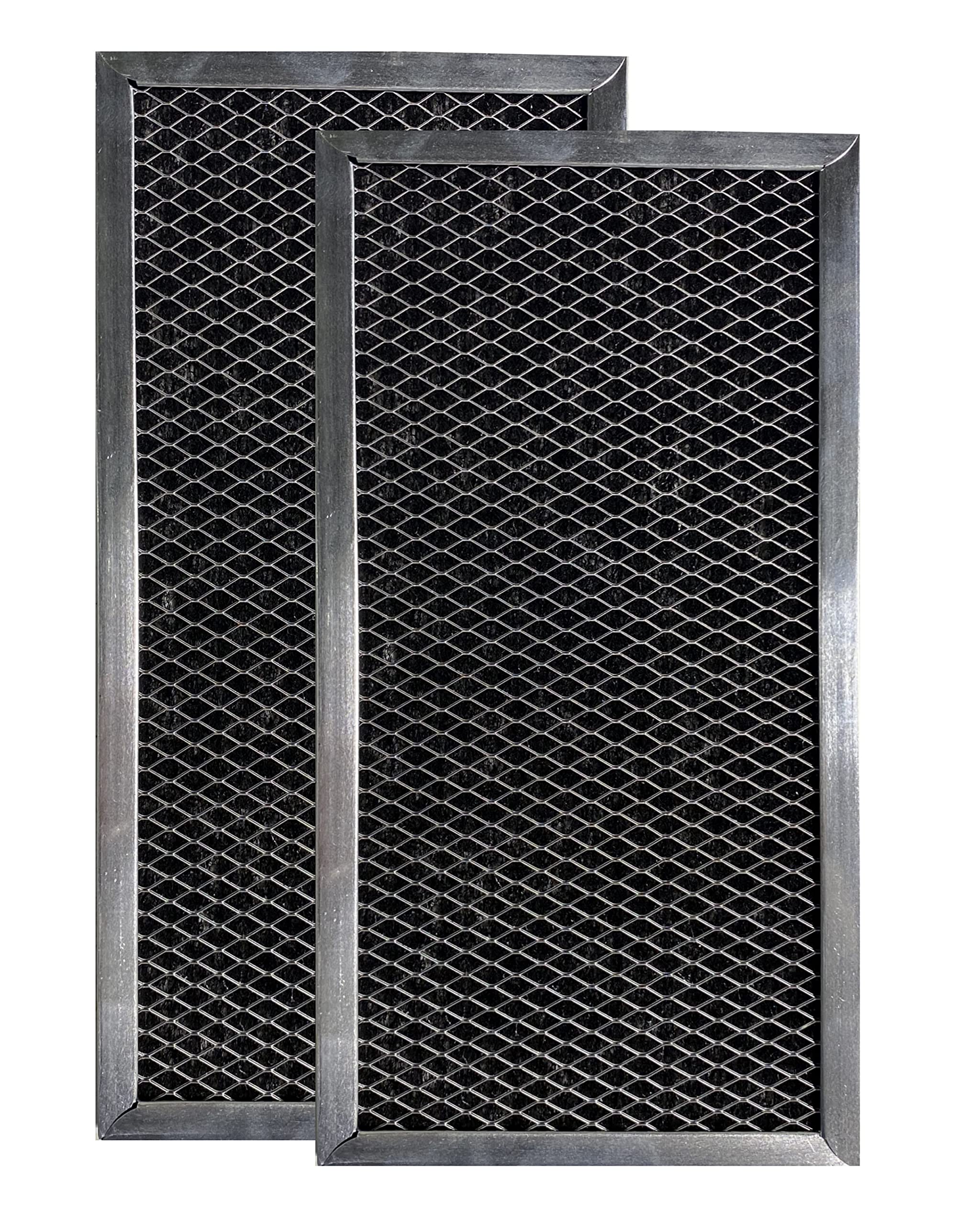 2-Pack Air Filter Factory Replacement For Ge Wb02X9883 Behind Vent Microwave Oven Charcoal Carbon Filters