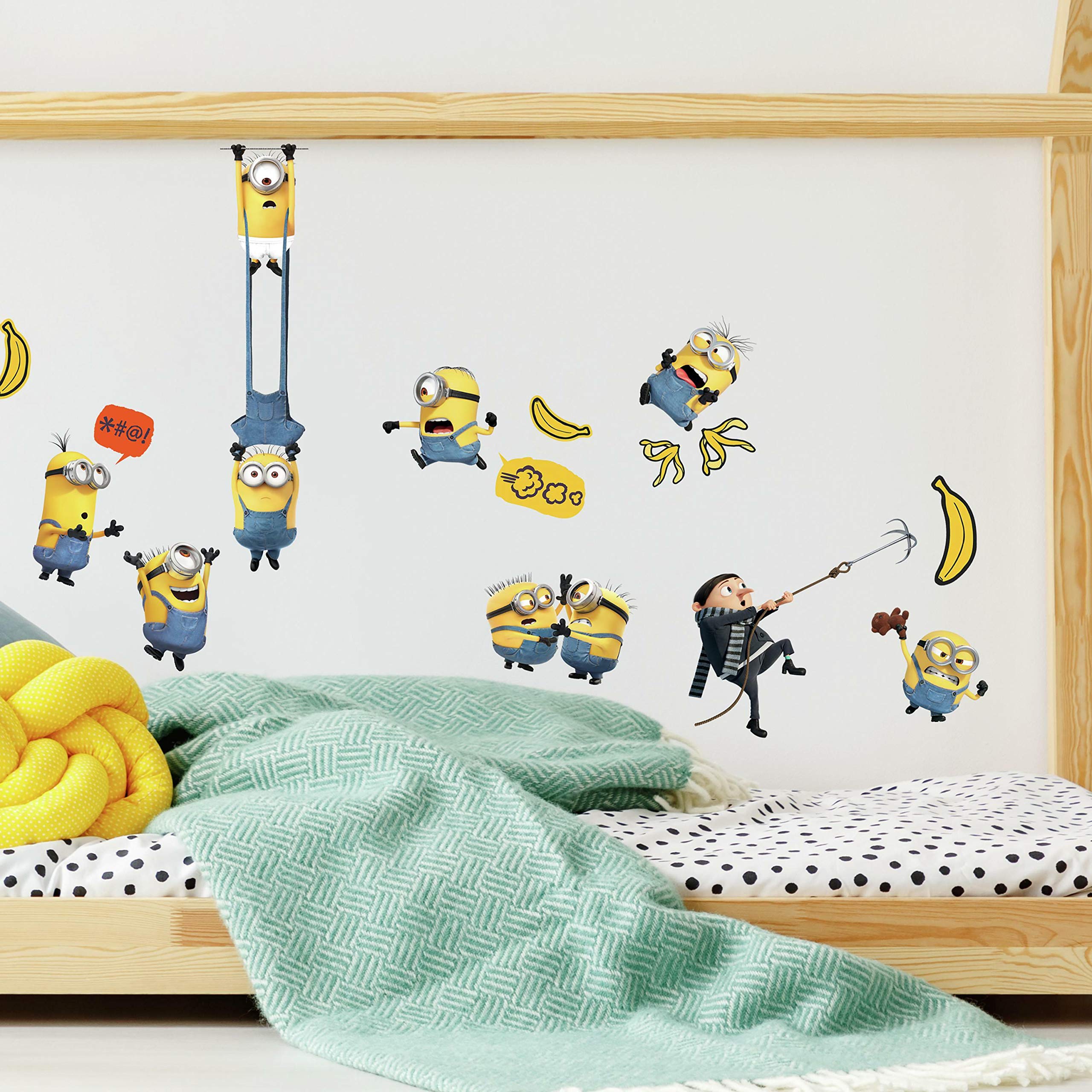 Roommates Minions: The Rise Of Gru Peel And Stick Wall Decals , Rmk4309Scs