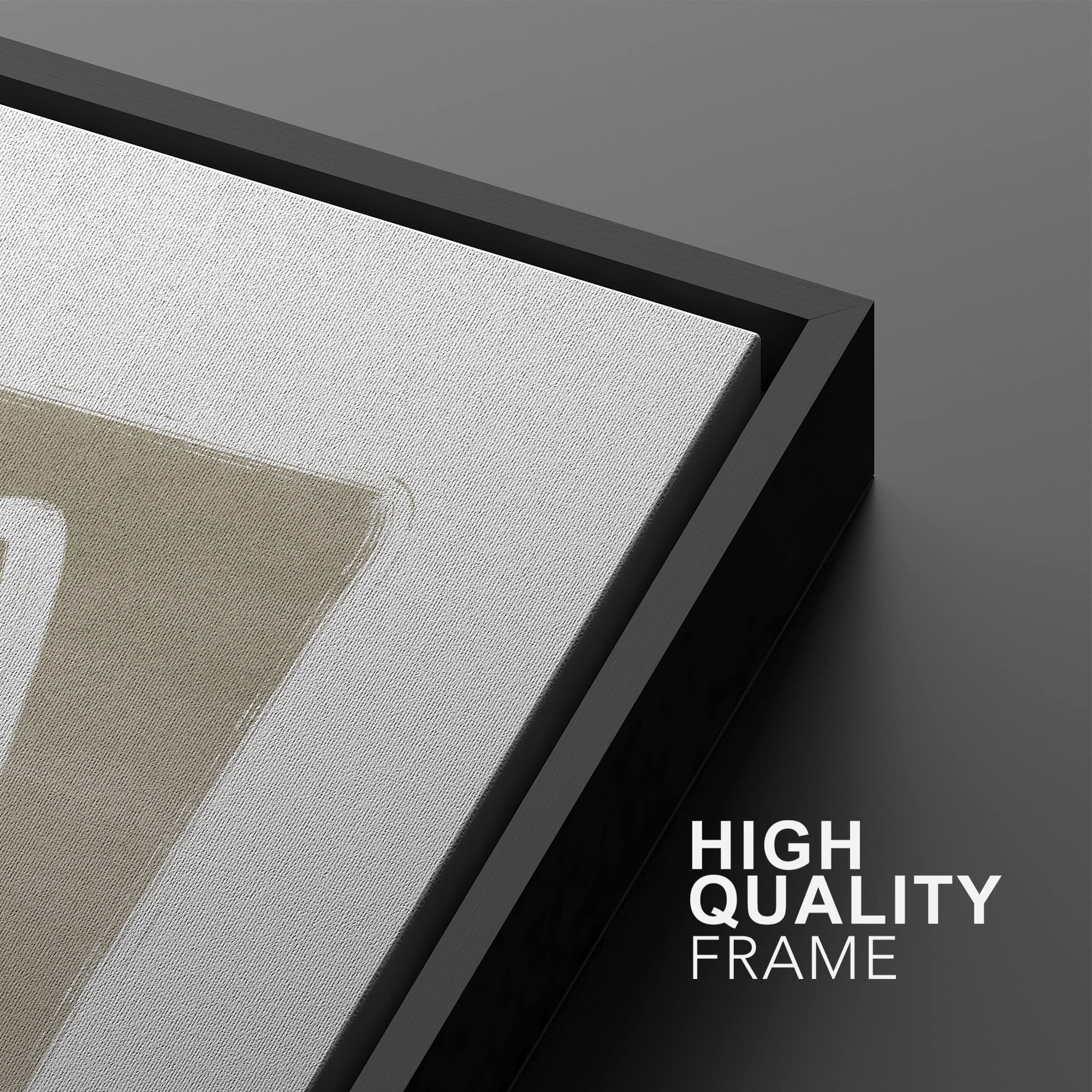 SIGNWIN Framed Wall Art Print Set Angular White Lines Over Dark Blue Background Abstract Swirly Digital Art Modern Art Mid-Century Modern Expressive for Living Room  Bedroom  Office - 24''x36''x2 Black