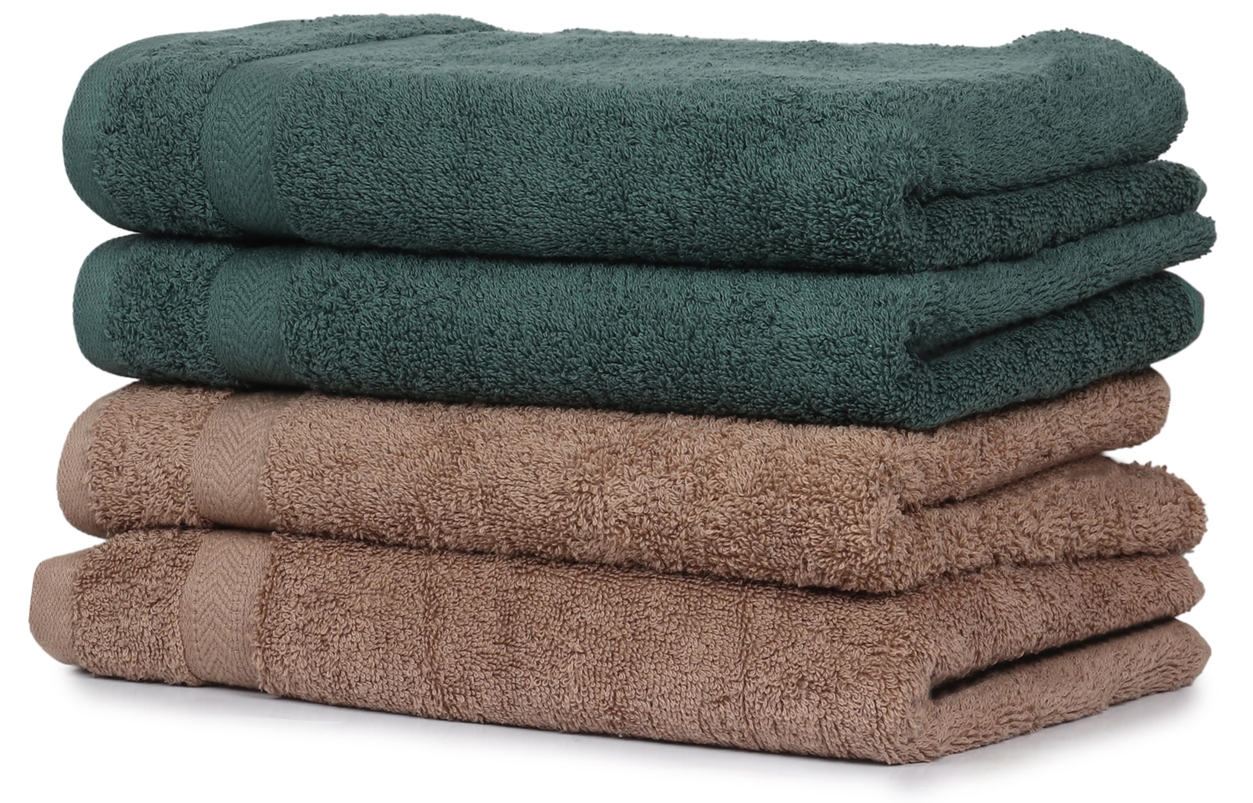 Palatial Lifestyles 500 GSM Hand Towel Set of 4. Combed 100% Cotton Hand Towel, Ultra-Soft & Highly Absorbent Hand Towel for Was
