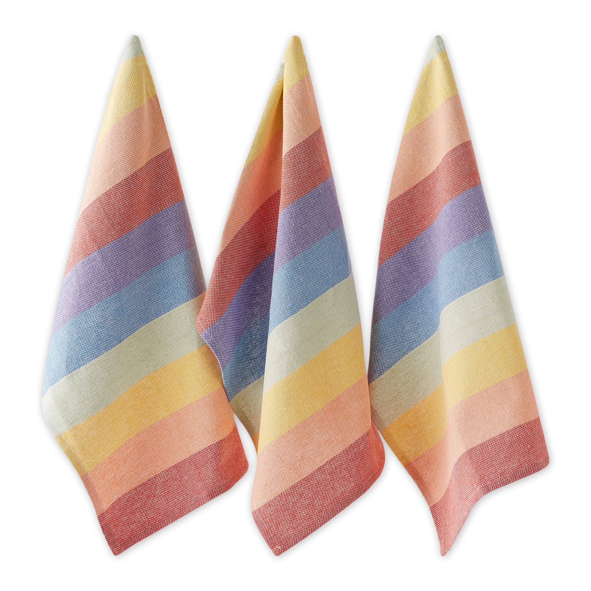 Rainbow Heavyweight Dishtowel & Dishcloth Set/6