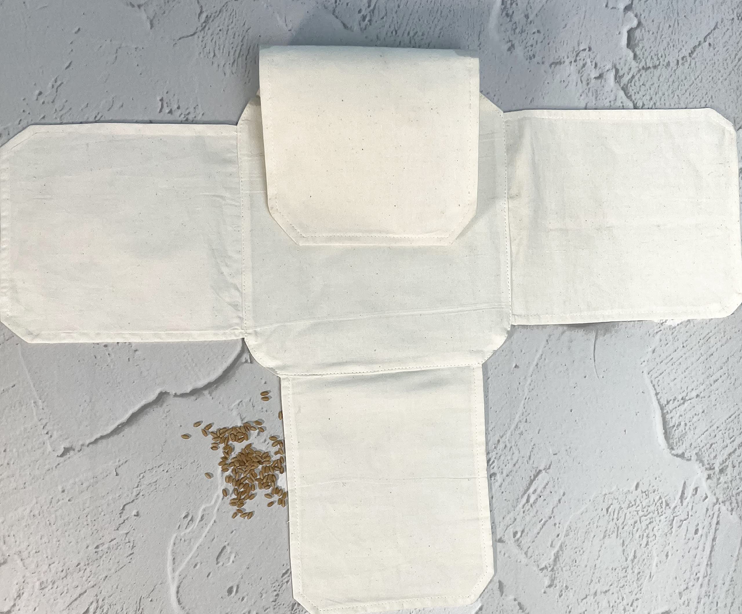 Clarkia Cotton Double Layer Roti Clothes Wrap With Flaps Muslin Cloth For Chapati For Hot Case Kitchen Chapati Cloth Wrap Roti C