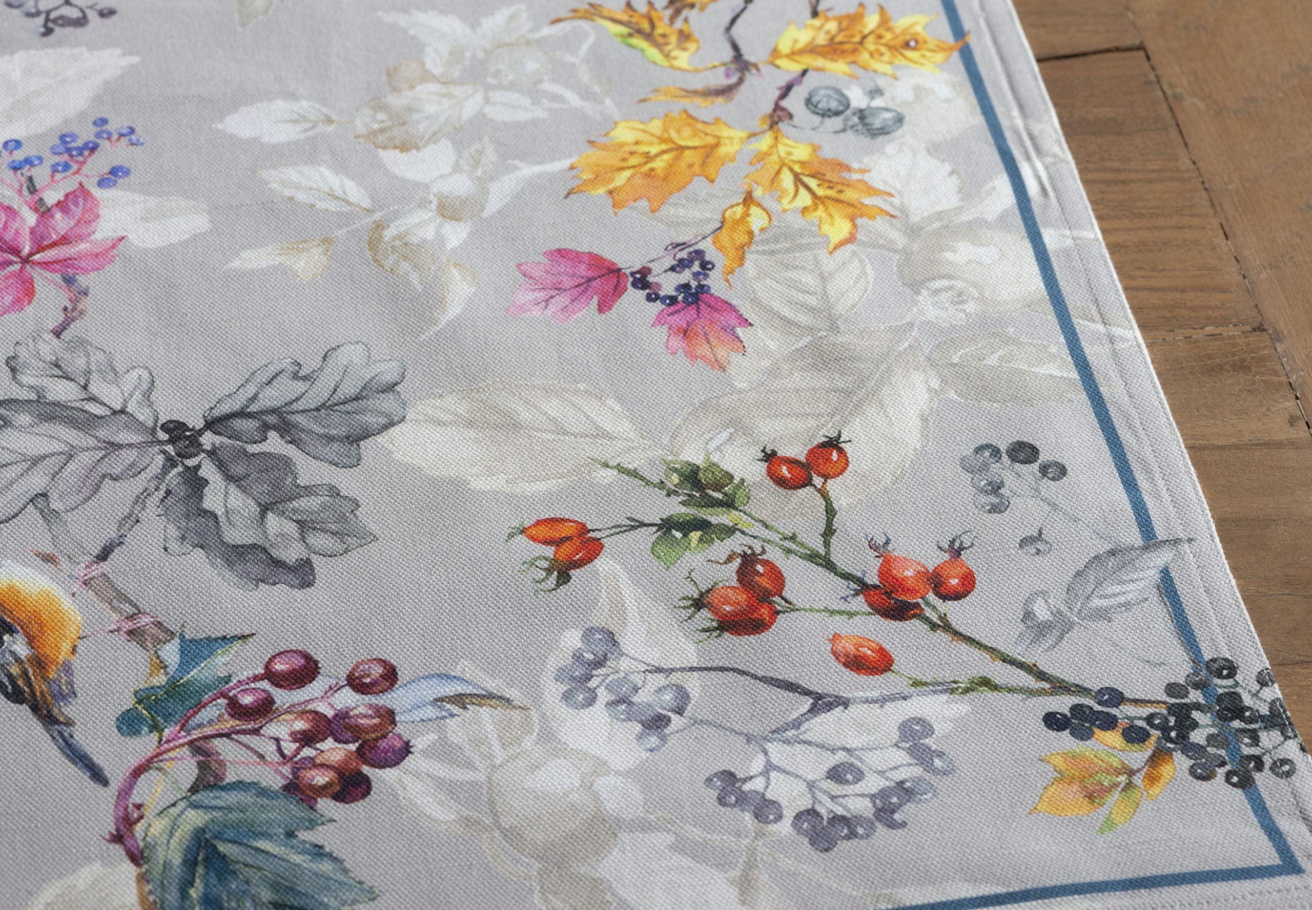 Maison D' Hermine Placemat 100% Cotton Decorative Washable Table Cloth Placemats, Dining, Home, Wedding, Banquet, Buffet, Equino