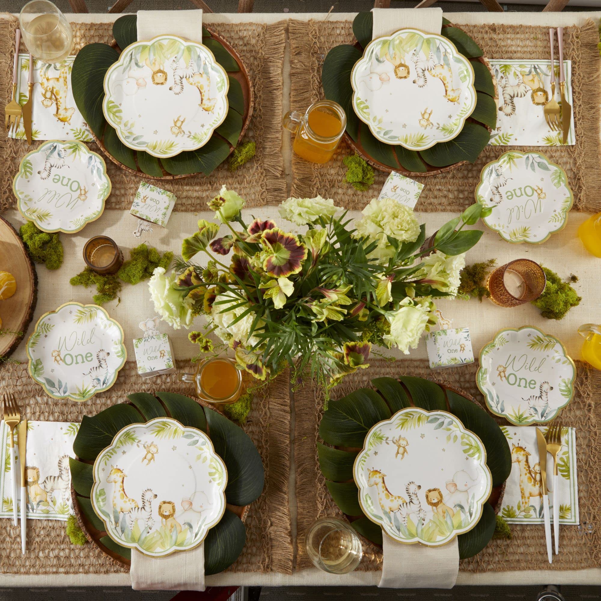 Kate Aspen Safari Decorations Baby Shower, 7 Inch