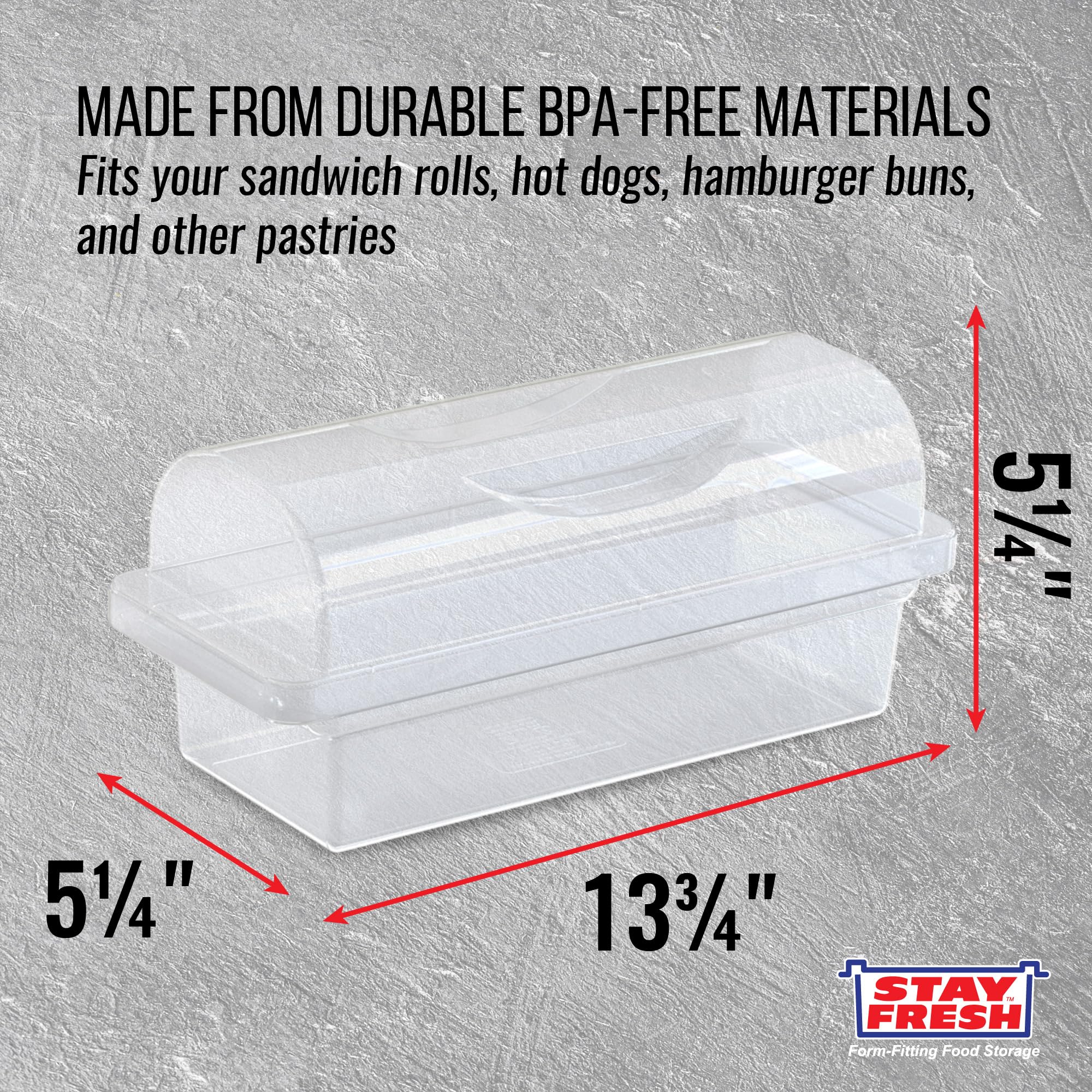 Plastic Bread Box Container - Kitchen Discovery - Bread Box Plastic Storage - Plastic Bread Holder For Keeping Flavor And Freshn