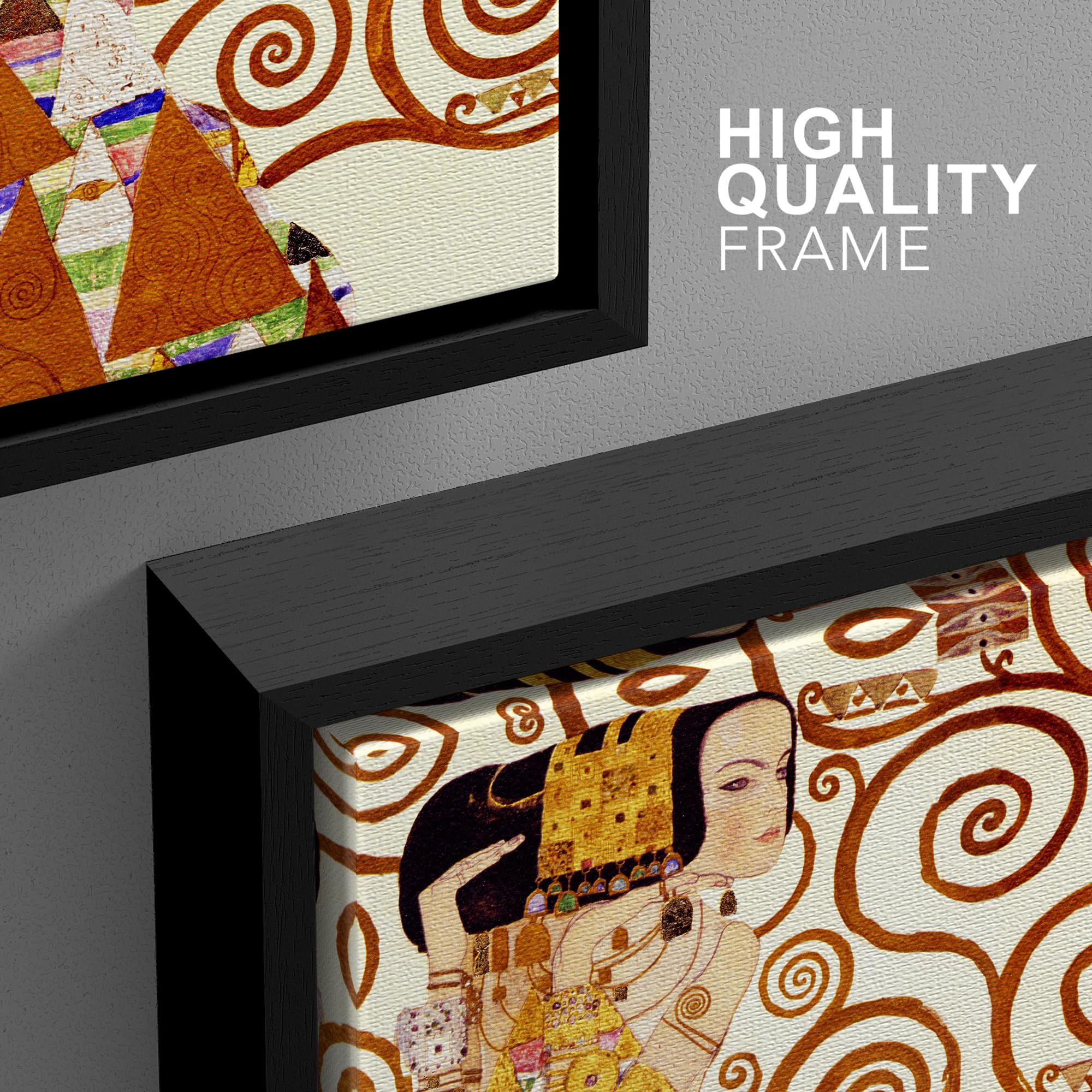 Wall26 Framed Canvas Print Wall Art Set Tree Of Life By Gustav Klimt Cultural Historic Oil Painting Fine Art Reproduction Scenic