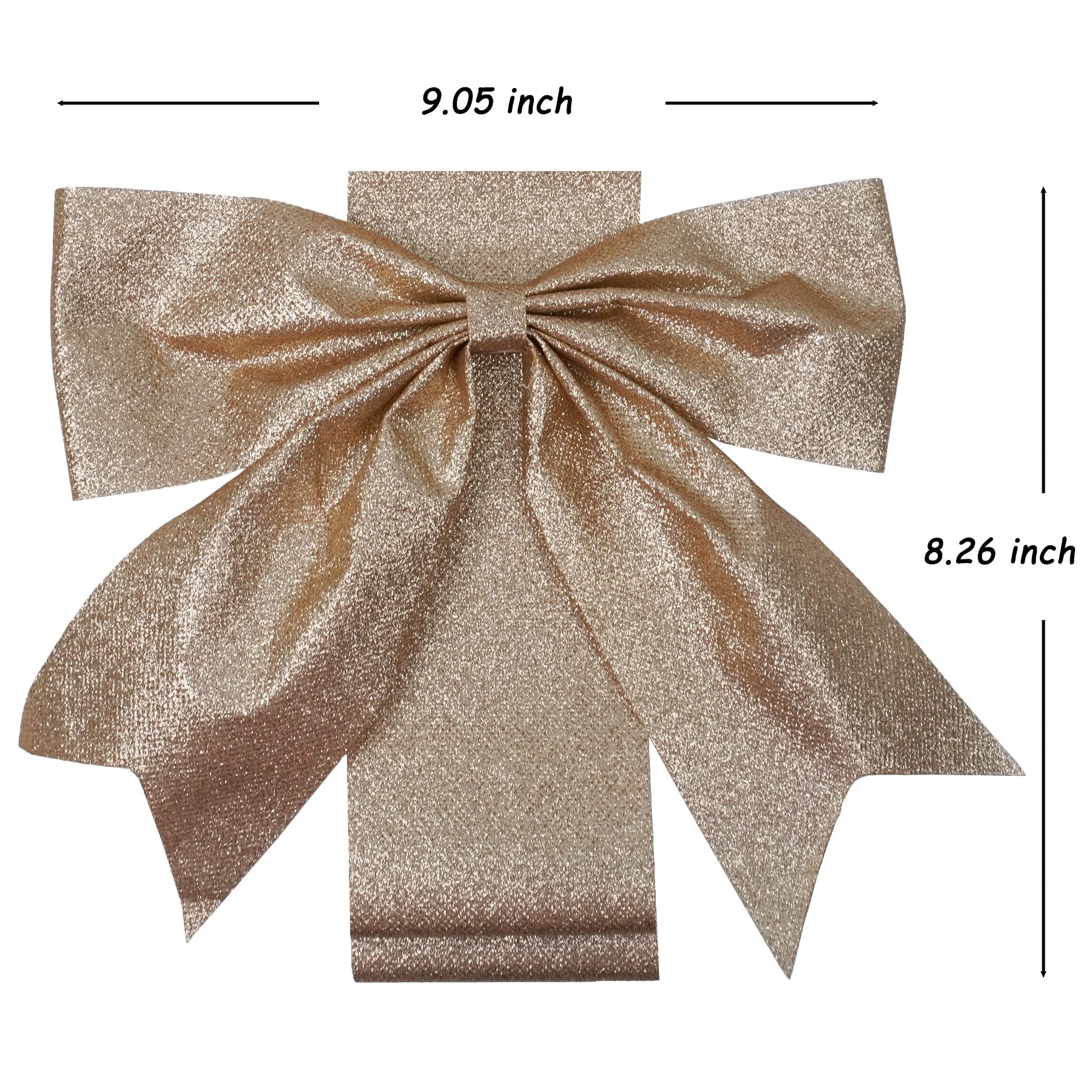 Cabinet Door Festive Ribbons and Bows Decoration Christmas Wreath Bow for Christmas Tree Fireplace Door Party Holidays Wrapping