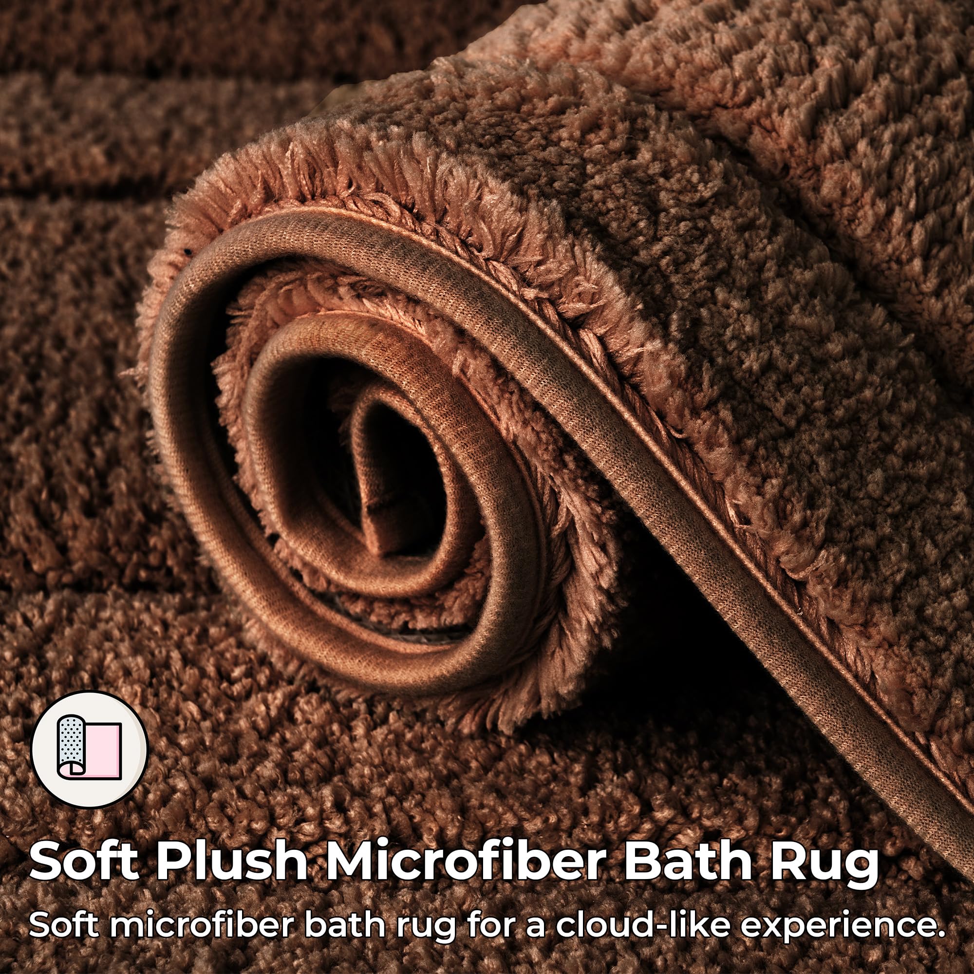 Granny Says Bathroom Rugs Non Slip 24'' X 16'', Bath Mats For Bathroom, Super Soft And Water Absorbent, Microfiber Washable Bath
