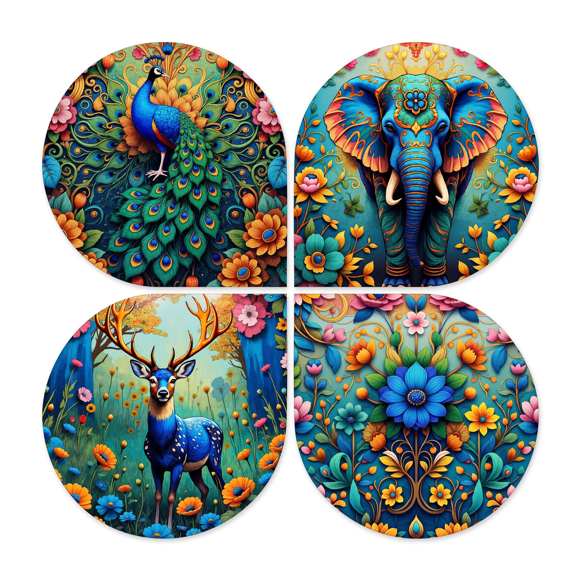 Artvibes Nature Wooden Art Decoration Item For Home | Handcrafted Art | Decoration Wall Hanging Items | Wall Sculpture | Wall Ar