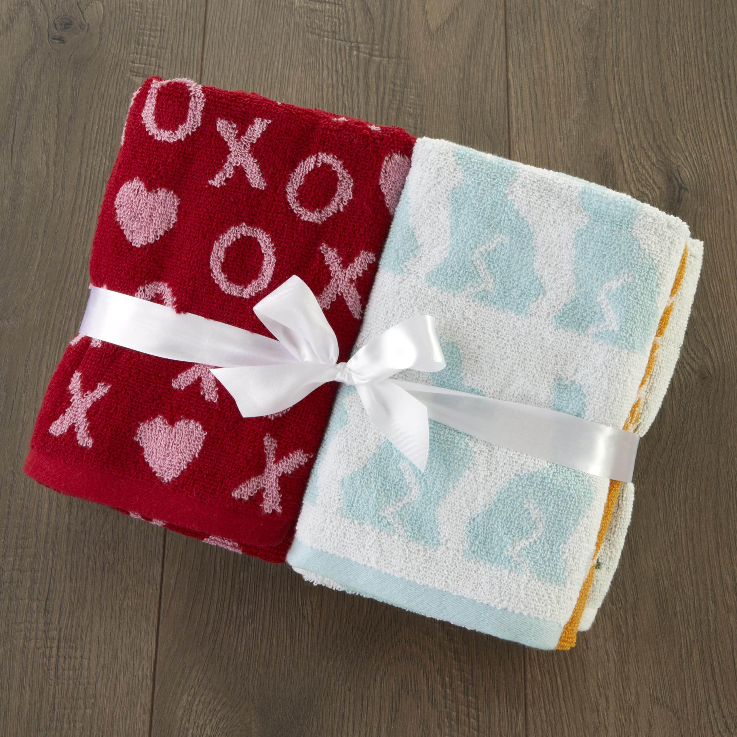 SKL Home Seasonal Jacquard Hand Towel Gift Set  6 Count  Multicolored