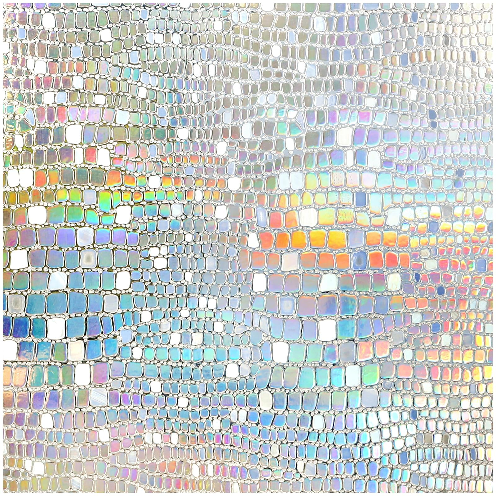 rabbitgoo Window Privacy Film Rainbow Window Film, Mosaic Decorative Stained Glass Cling, Removable Static Cling Tint UV Blockin