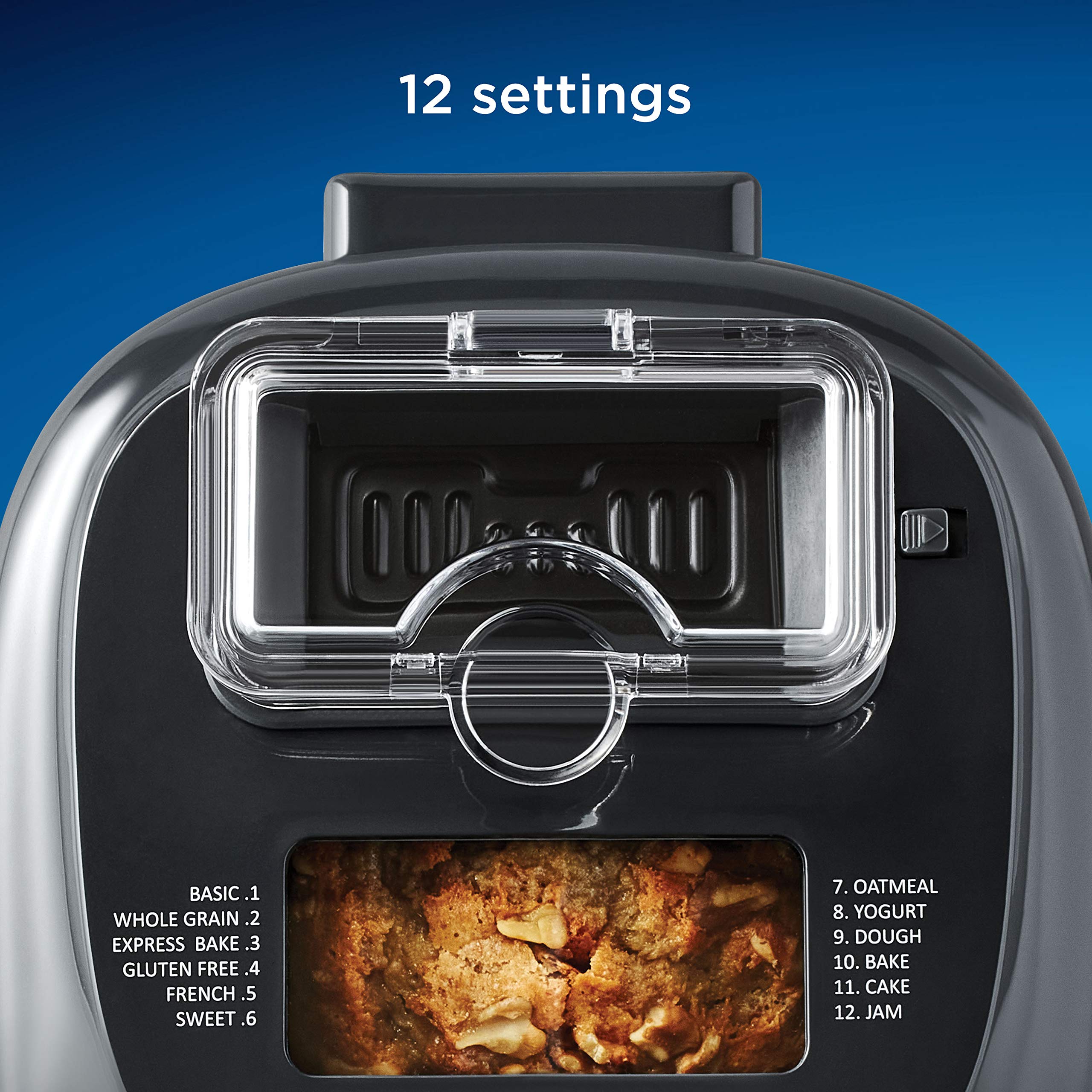 Oster Bread Maker With Expressbake | 2 Pound Capacity,Grey