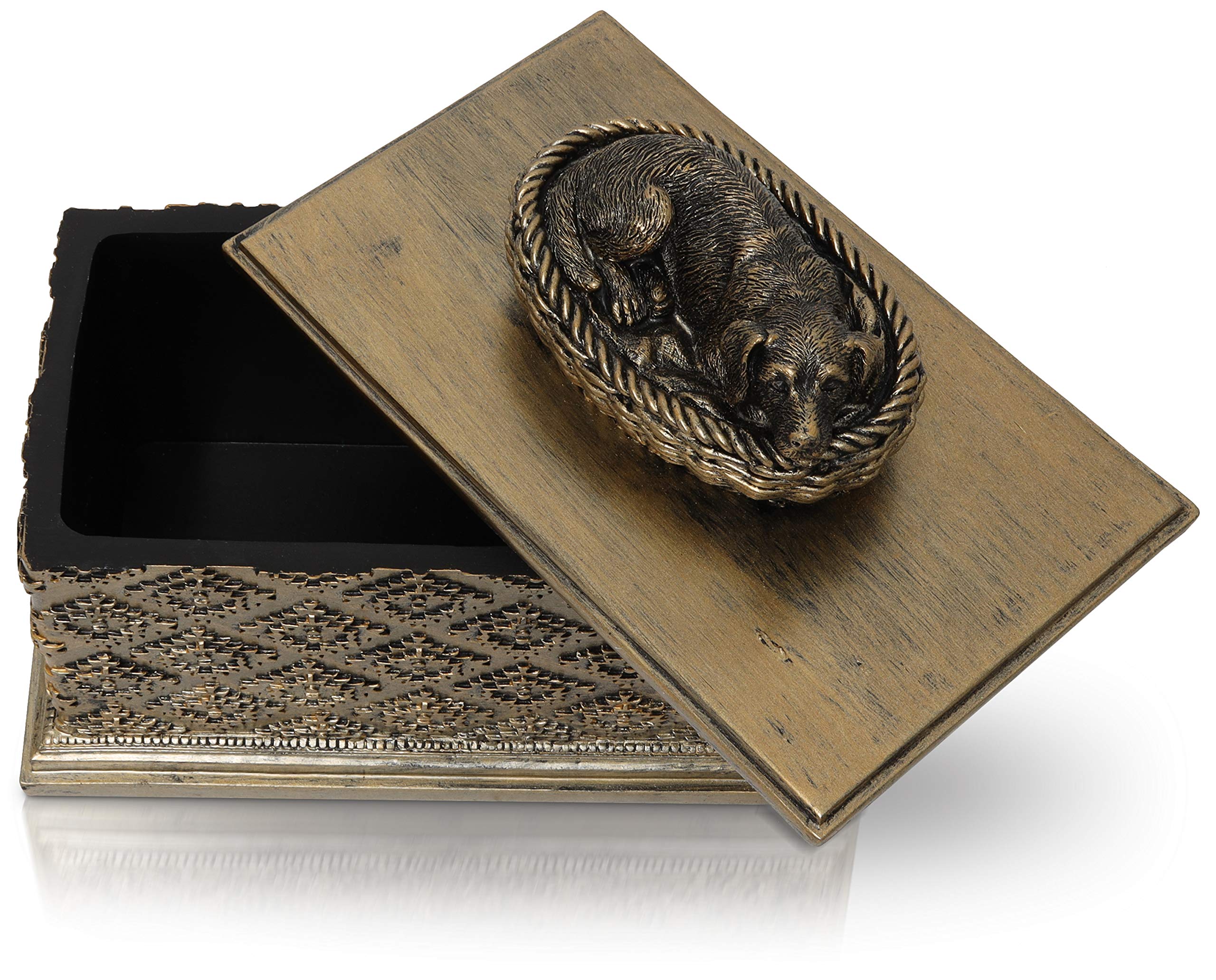 Royal Matter Beloved Dog Memorial Urns - Pet Urn Sympathy Gift Sleeping Cremation Dogs Urn - Pet Ashes Keepsake Memorial Statue