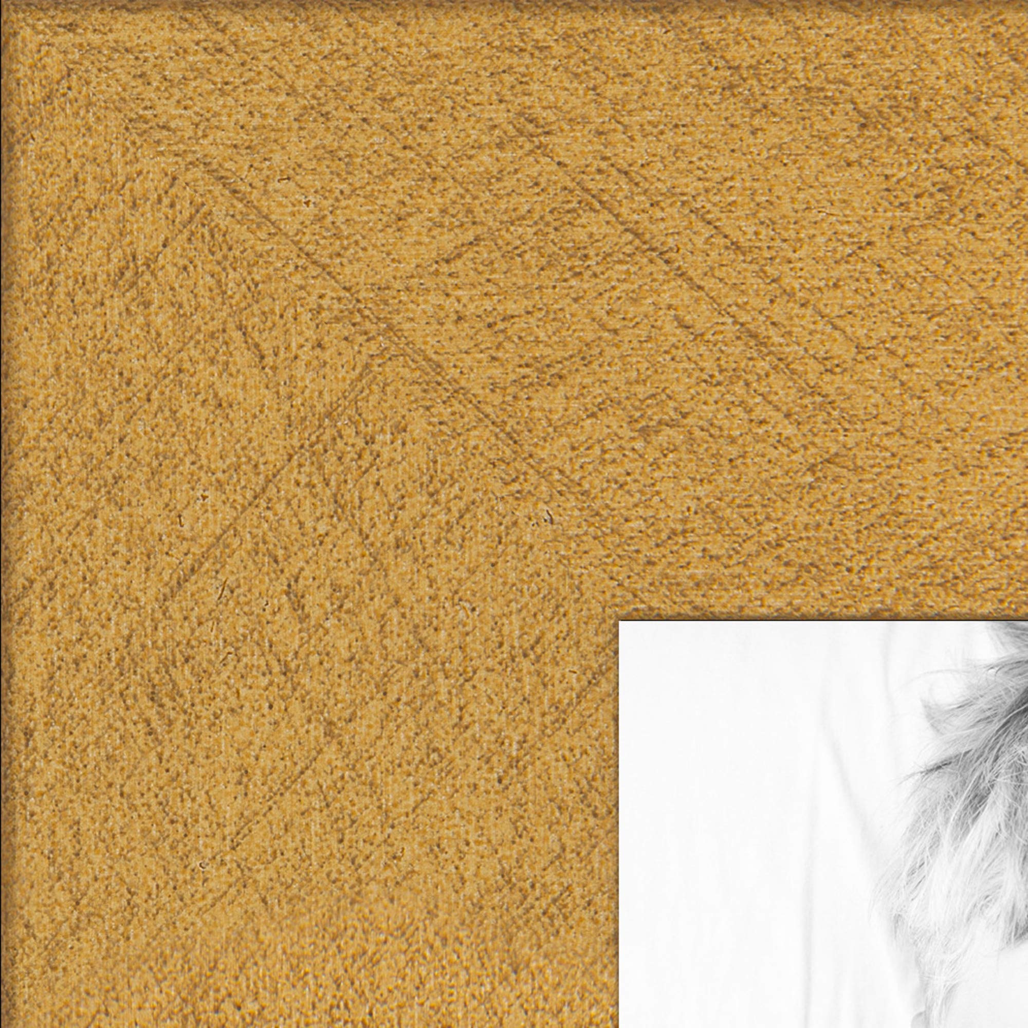ArtToFrames 18x37 Inch Gold Picture Frame, This 1.25 Inch Custom MDF Poster Frame is Classic Gold, Great for Your Art or Photos 