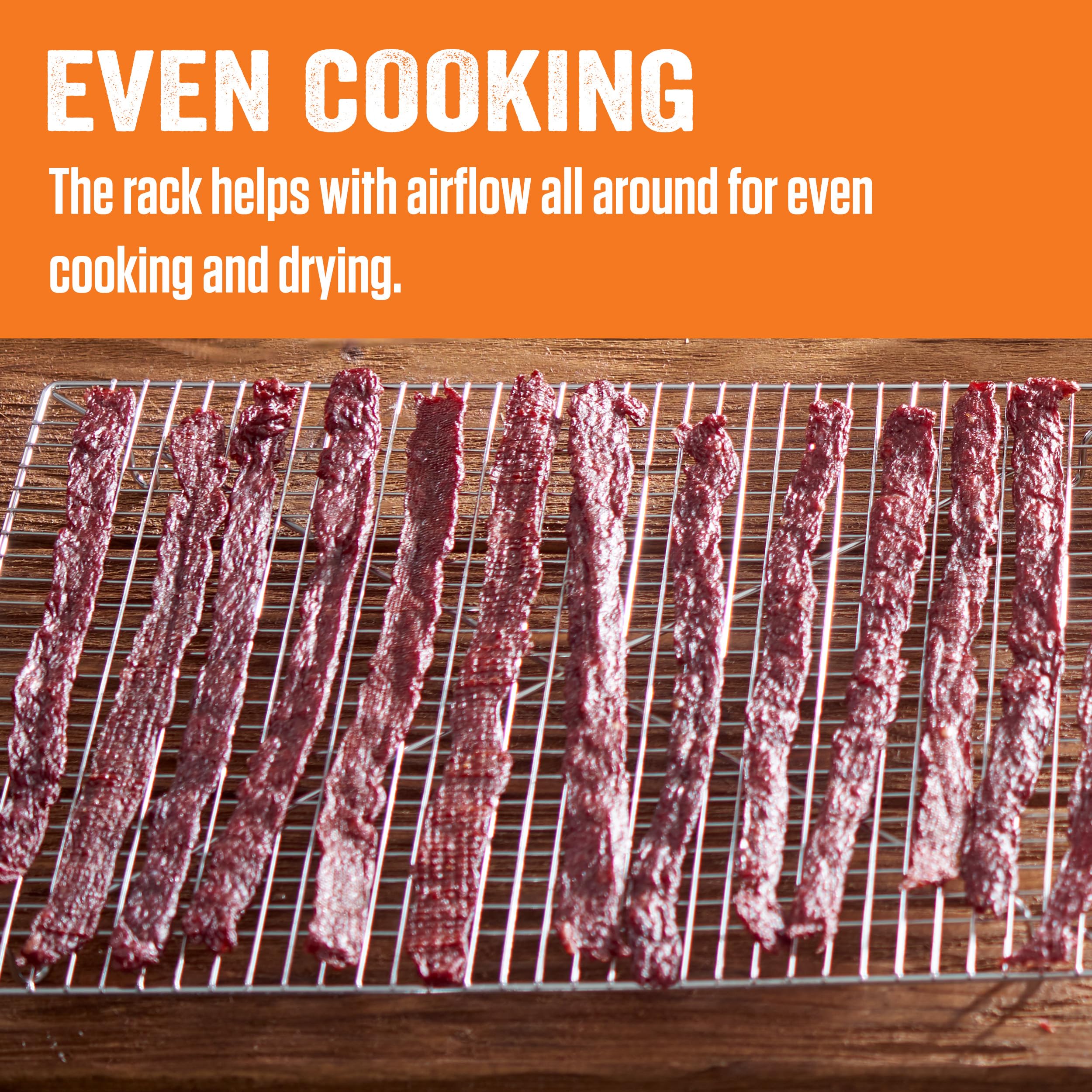 Lem Products 18'' By 13'' Jerky Pan And Rack Set, Prepare And Make Jerky, Chrome Rack And Aluminum Pan