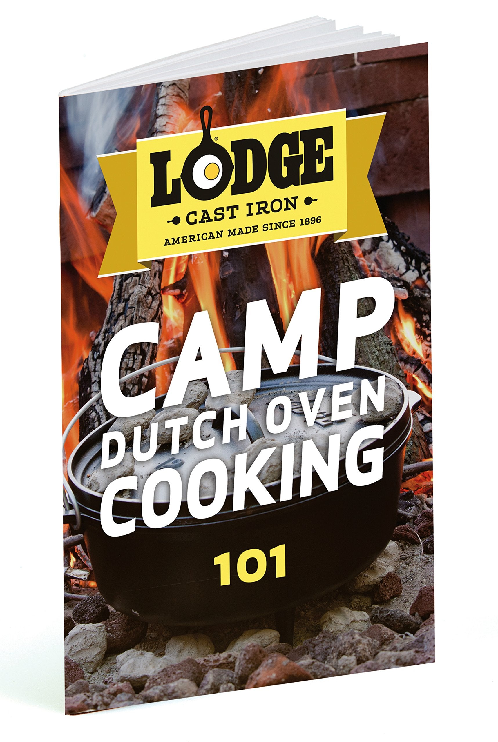 Lodge 8 Quart Pre-Seasoned Cast Iron Camp Dutch Oven With Lid - Dual Handles - Use In The Oven, On The Stove, On The Grill Or Ov
