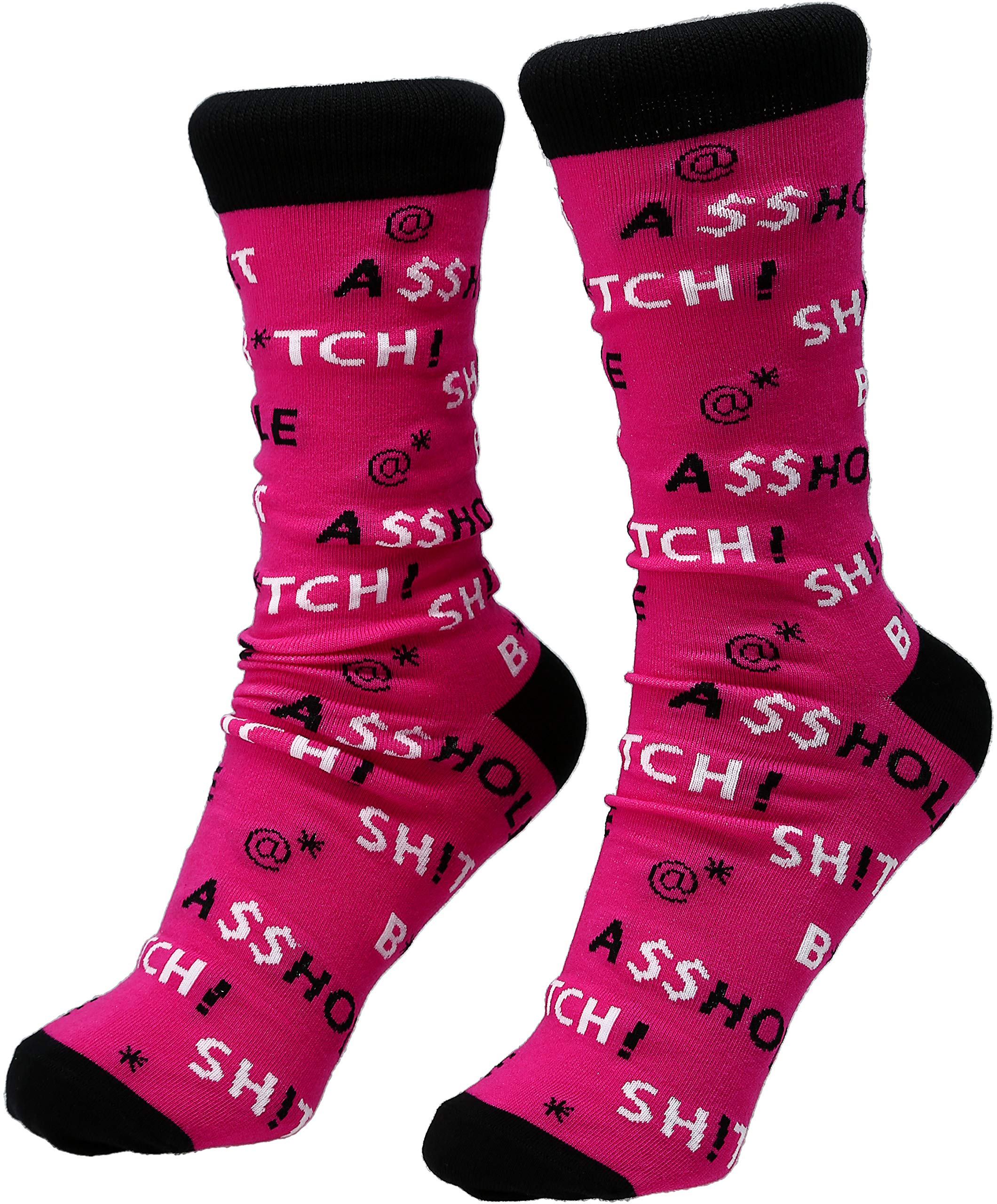 Pavilion Gift Company I Run Cuss Word Socks & 15.5 Oz Coffee Cup Mug Gift Set, White