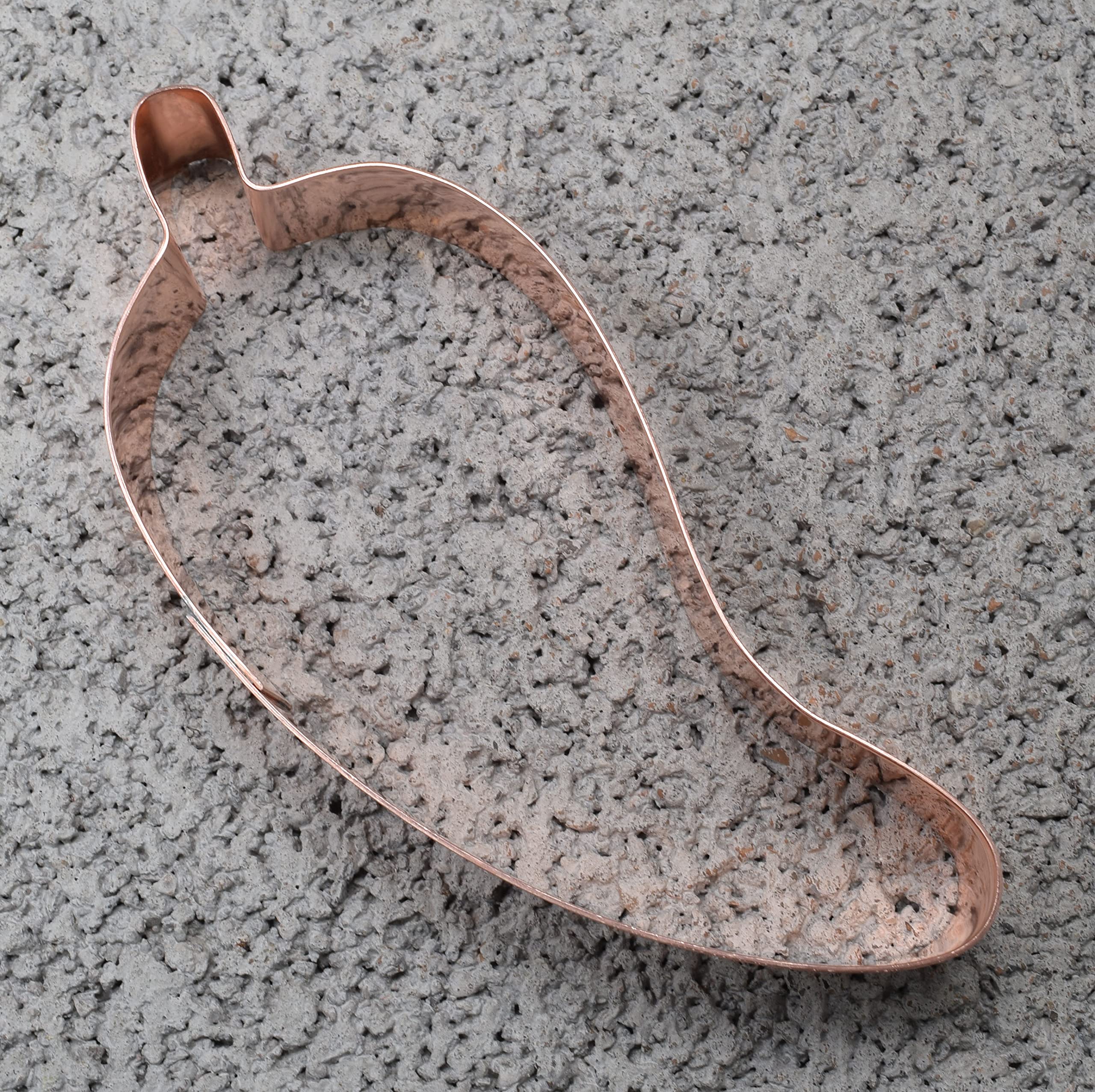 Hot Pepper Jalapeno Copper Cookie Cutter - Made In The Usa