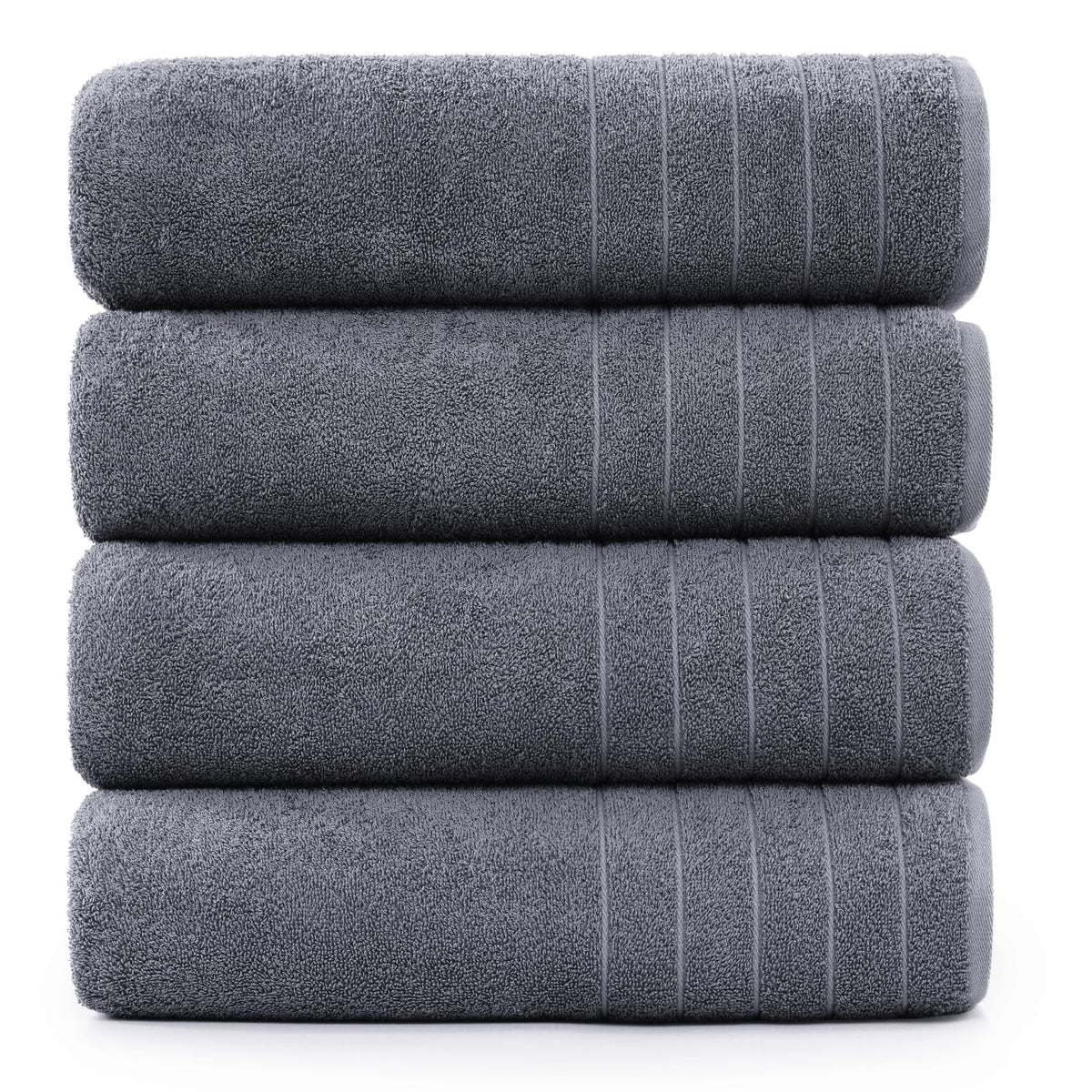 Casa Platino Bath Towels 4 Pack, Large Bath Towel Set(30''X 60''), 100% Ring Spun Cotton Towels, Soft Towels For Bathroom, Absor
